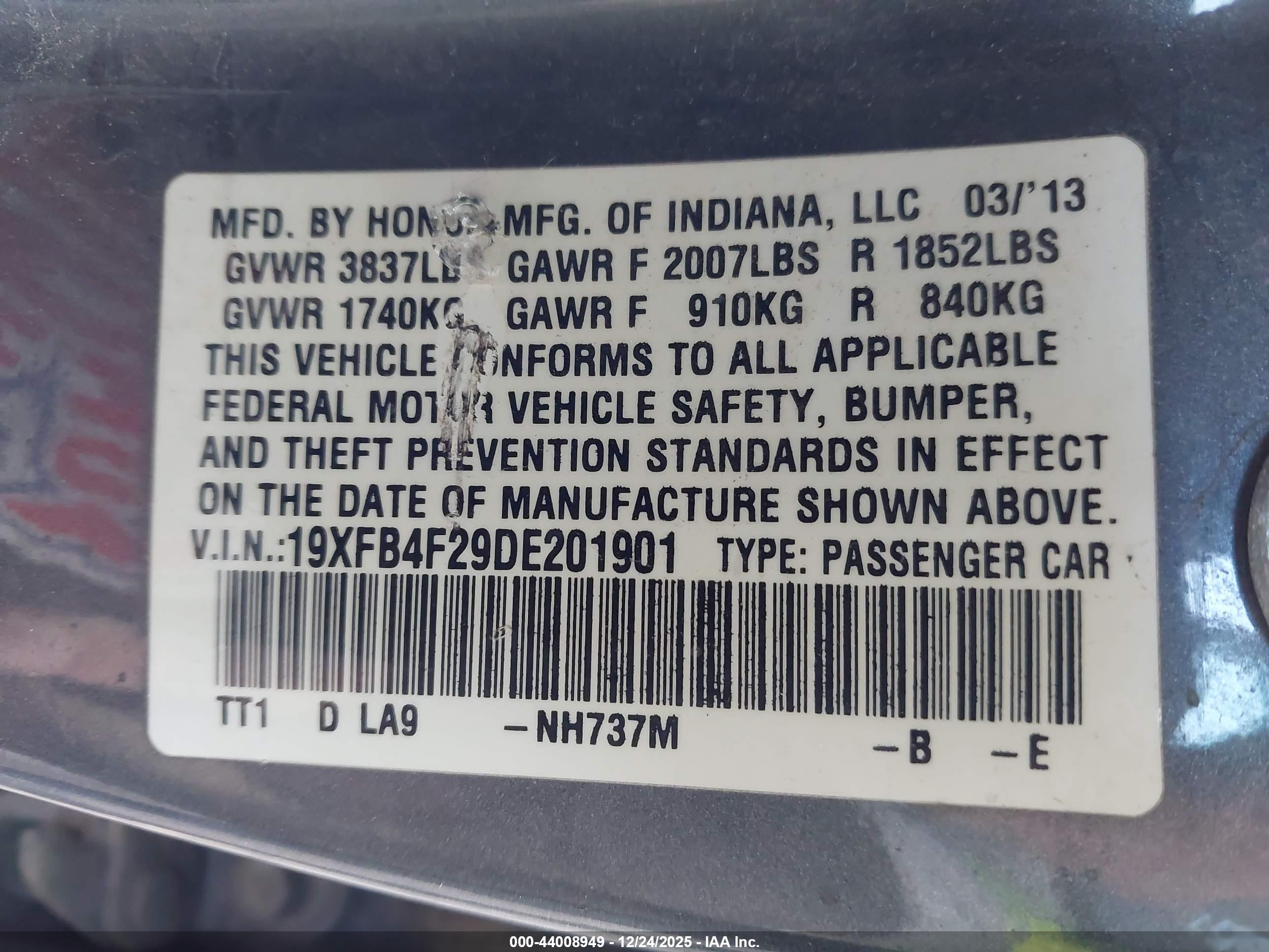 HONDA CIVIC image 9