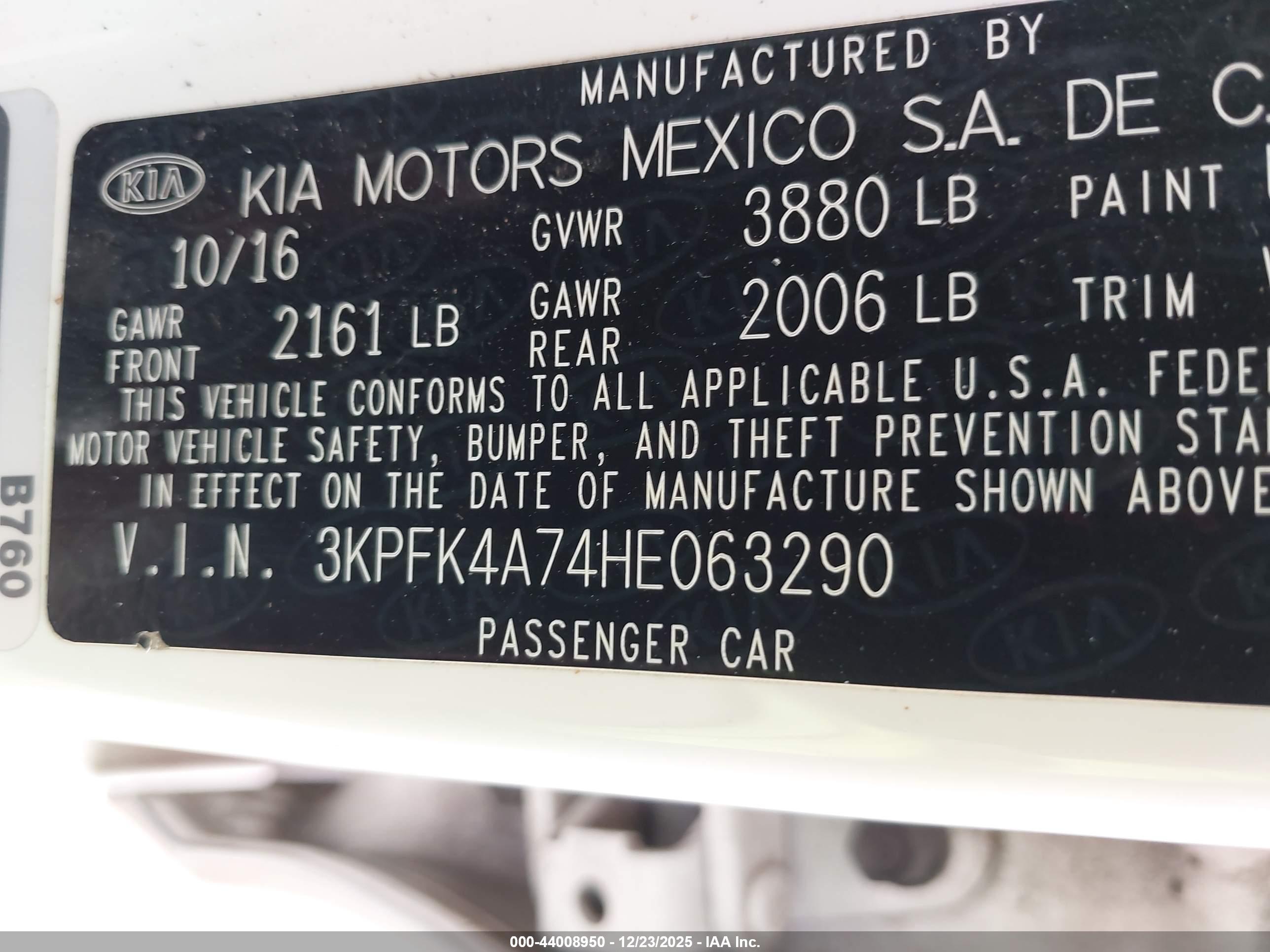 KIA FORTE image 9