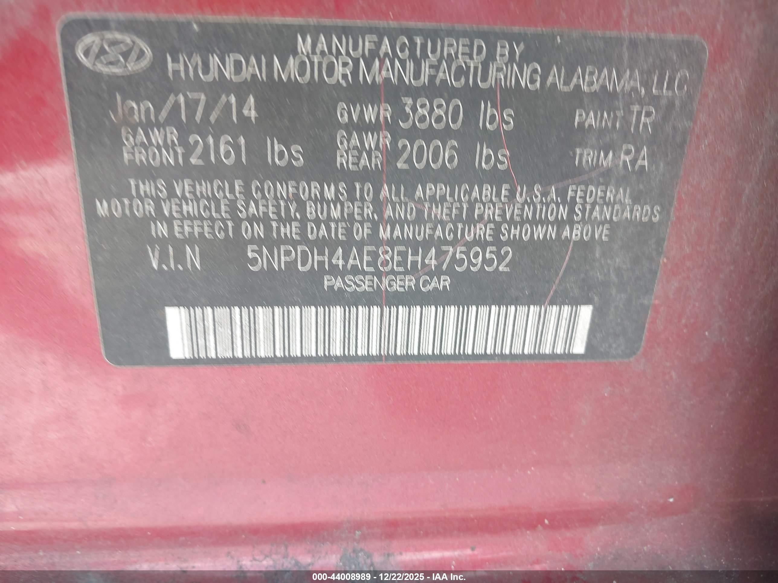 HYUNDAI ELANTRA image 9