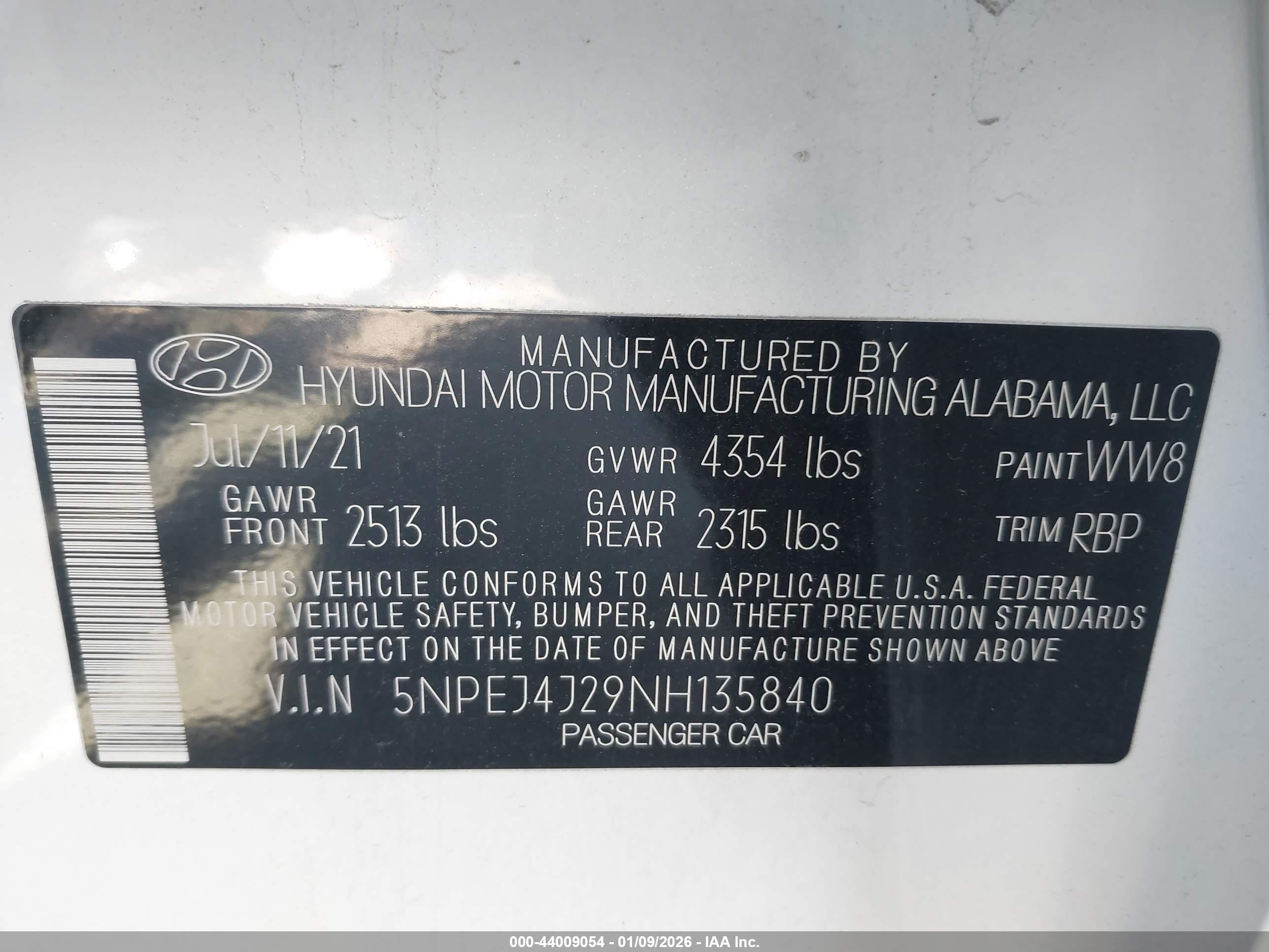 HYUNDAI SONATA image 9