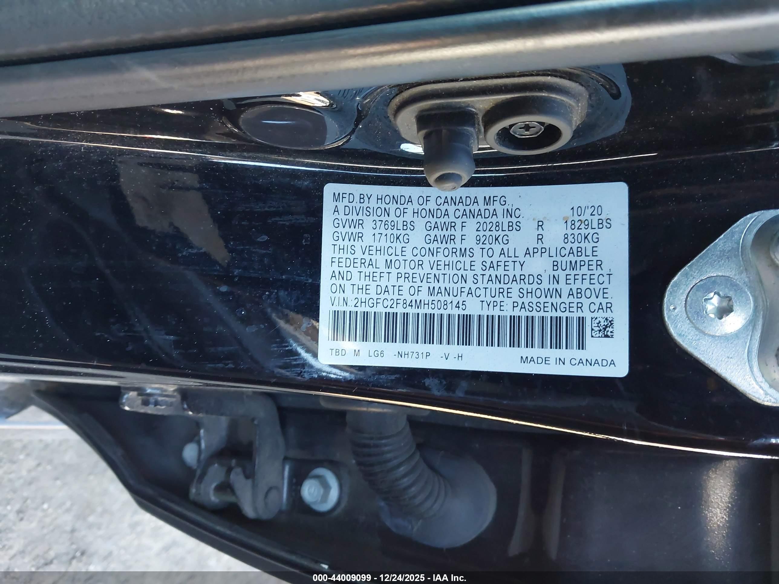HONDA CIVIC image 9