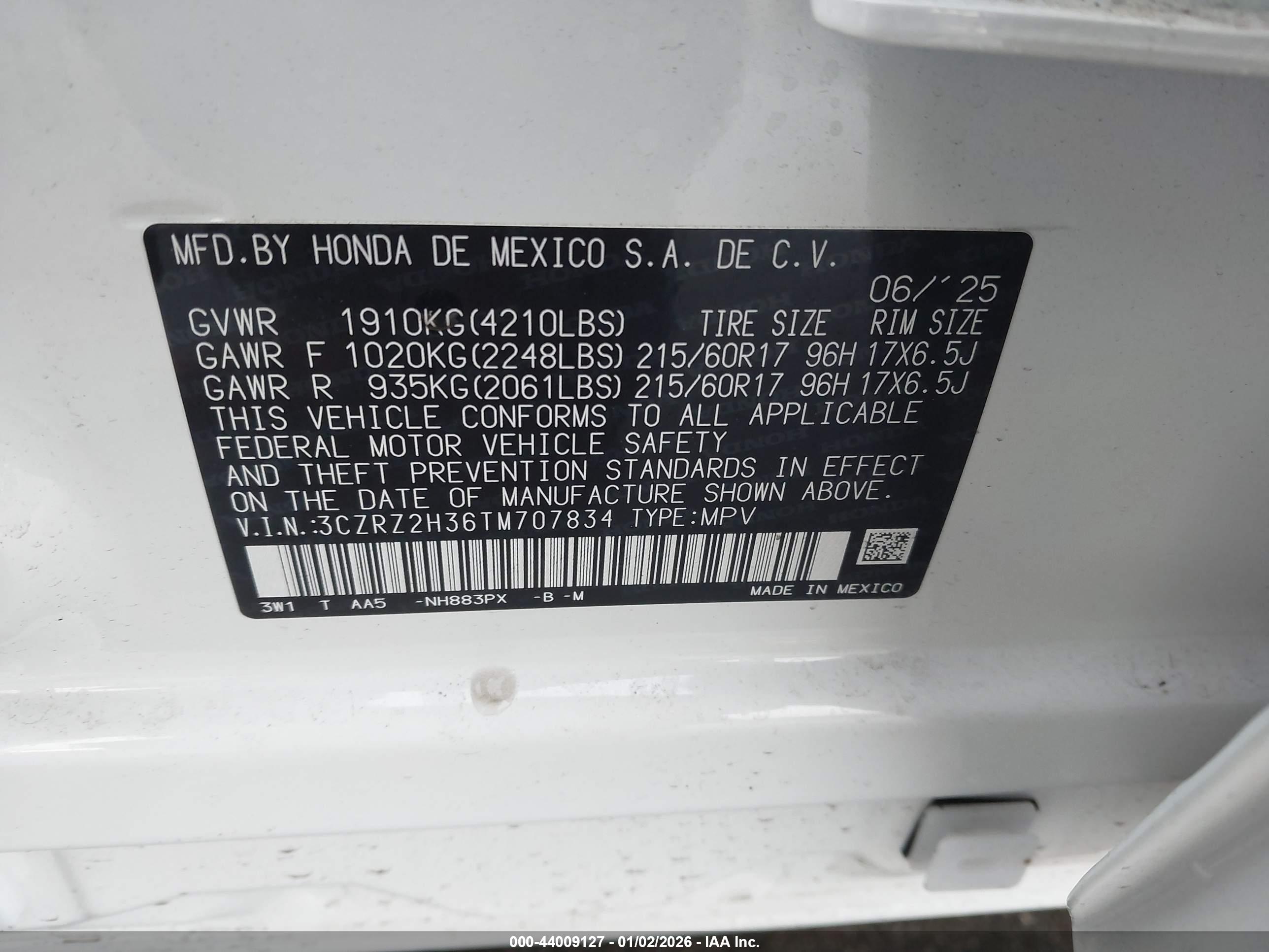 HONDA HR-V image 9
