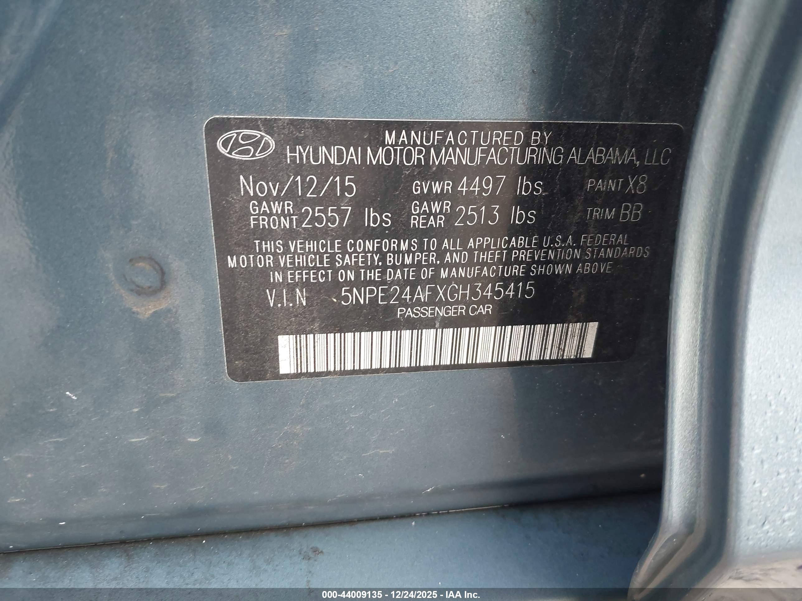HYUNDAI SONATA image 9