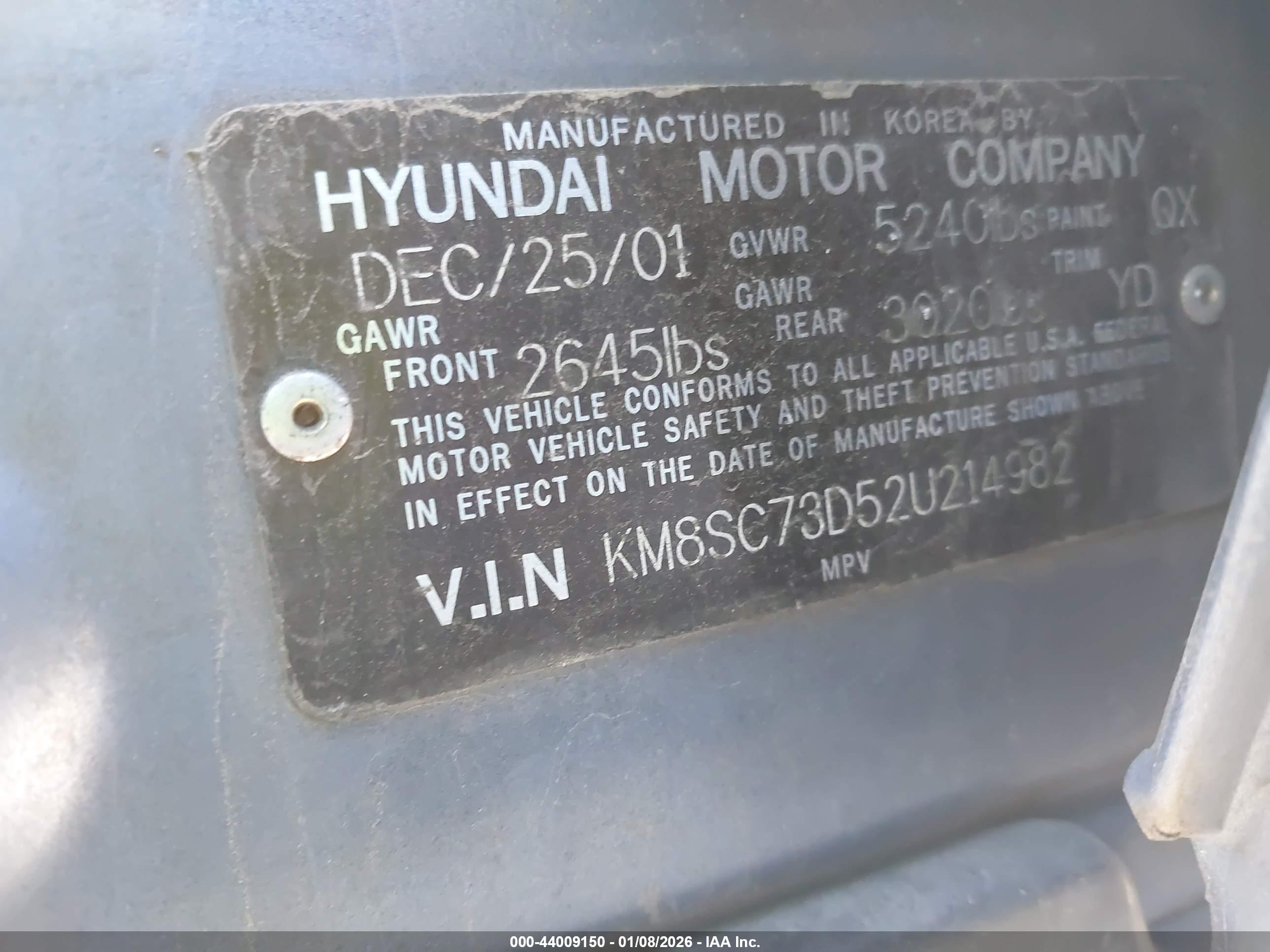 HYUNDAI SANTA image 9