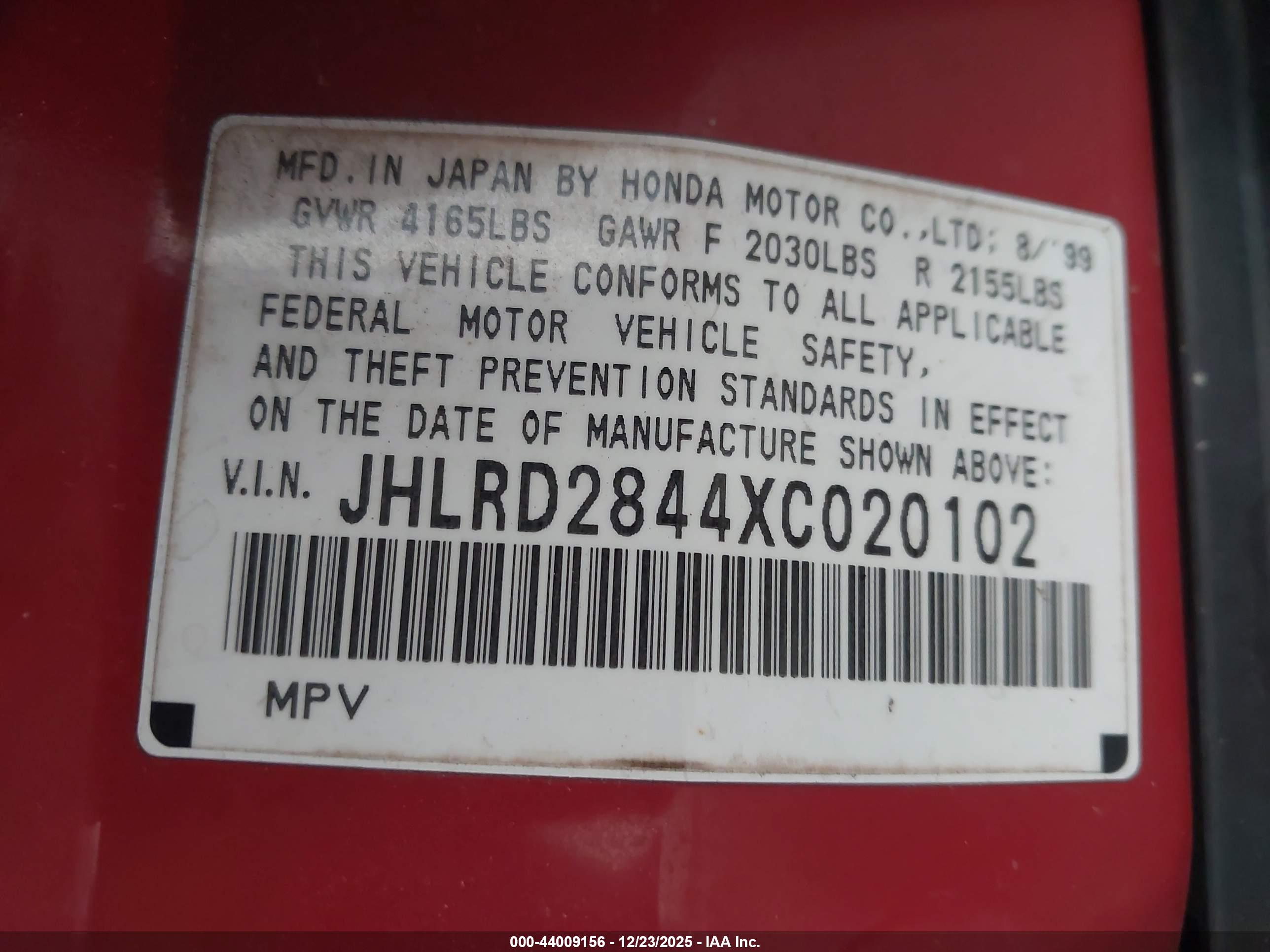HONDA CR-V image 9