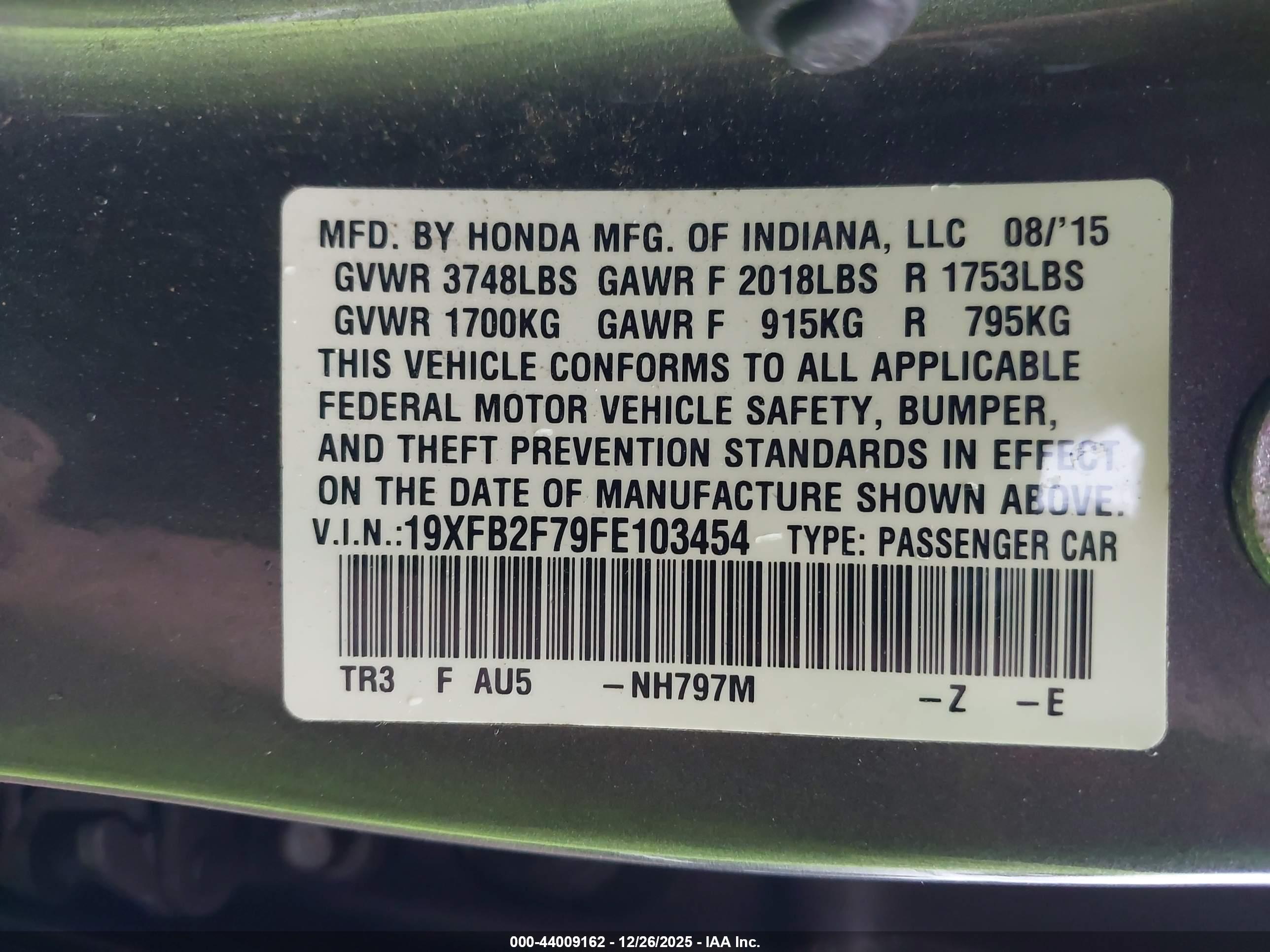 HONDA CIVIC image 9