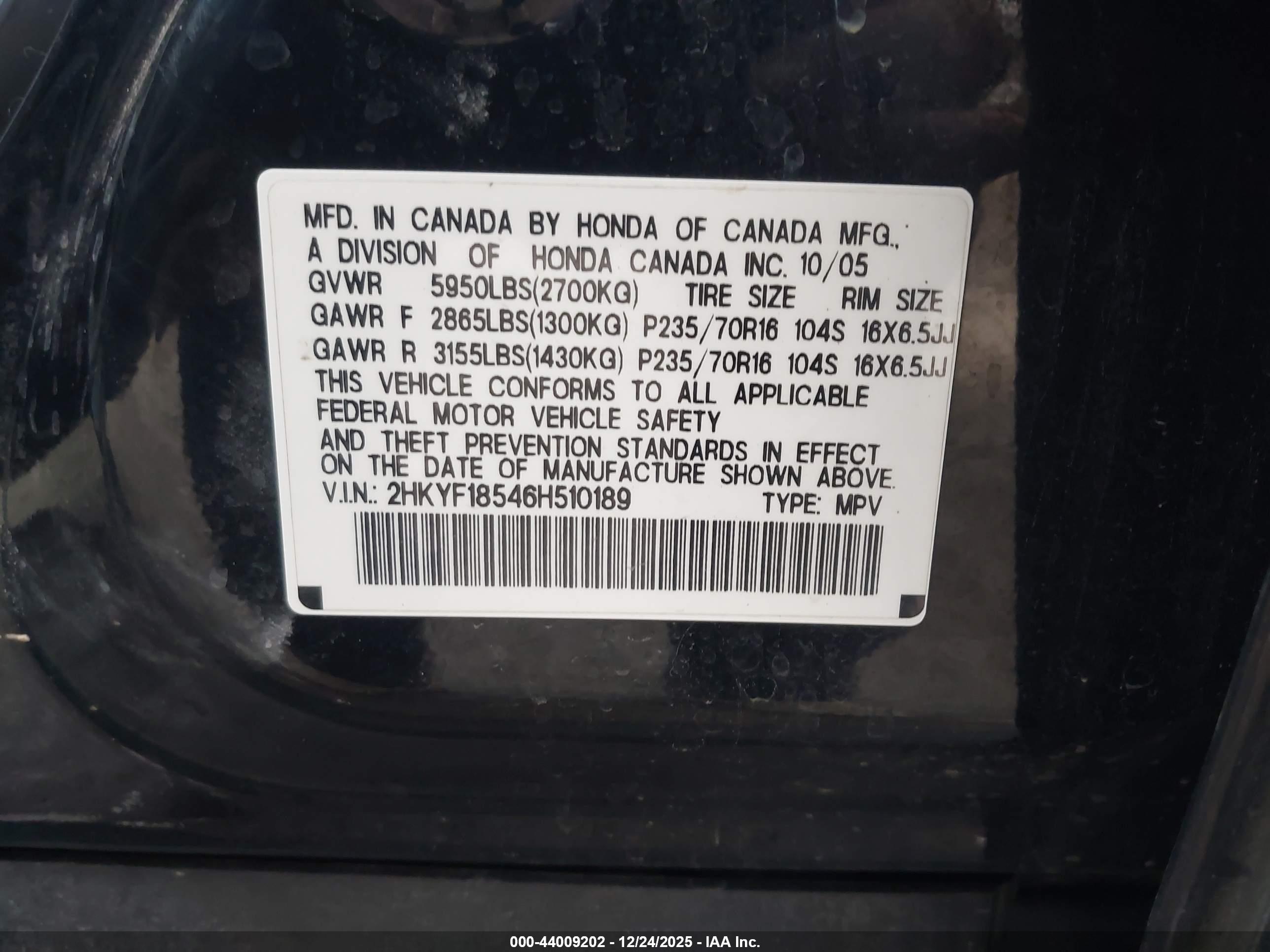 HONDA PILOT image 9