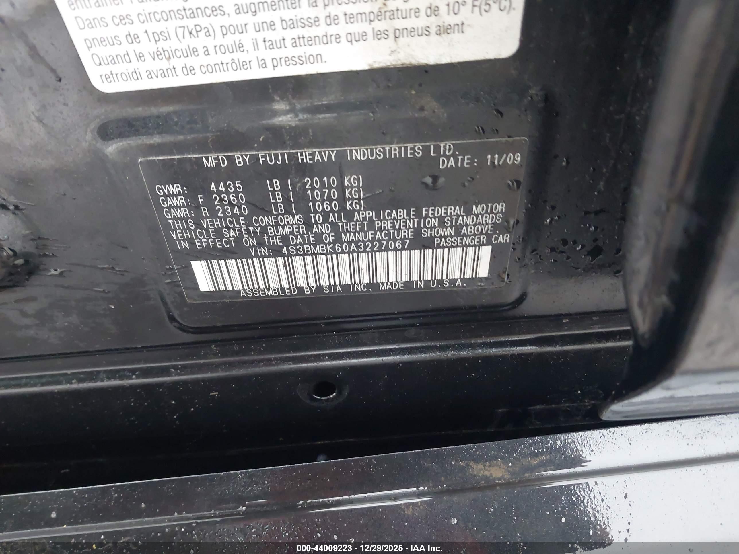 SUBARU LEGACY image 9