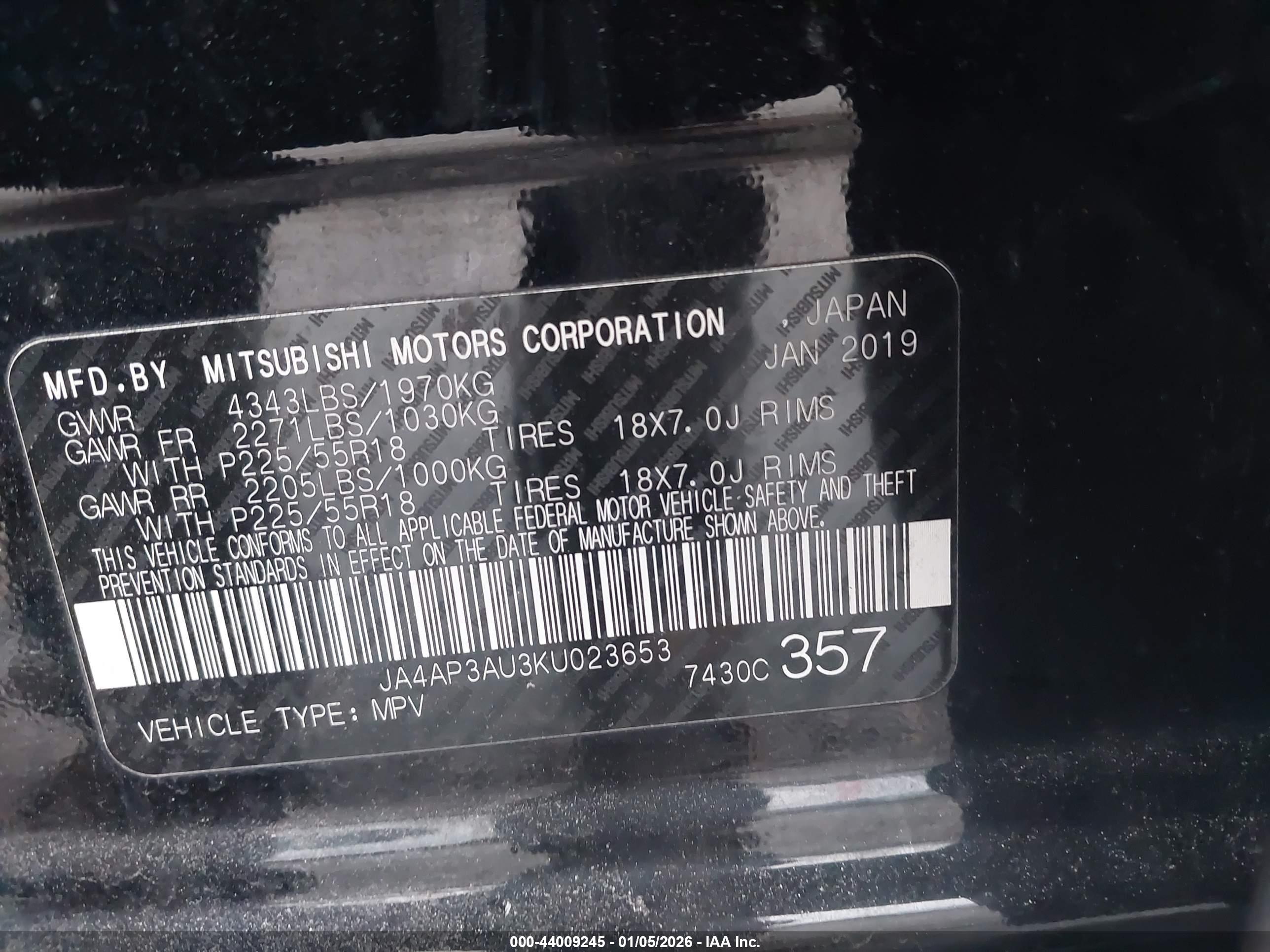 MITSUBISHI OUTLANDER image 9