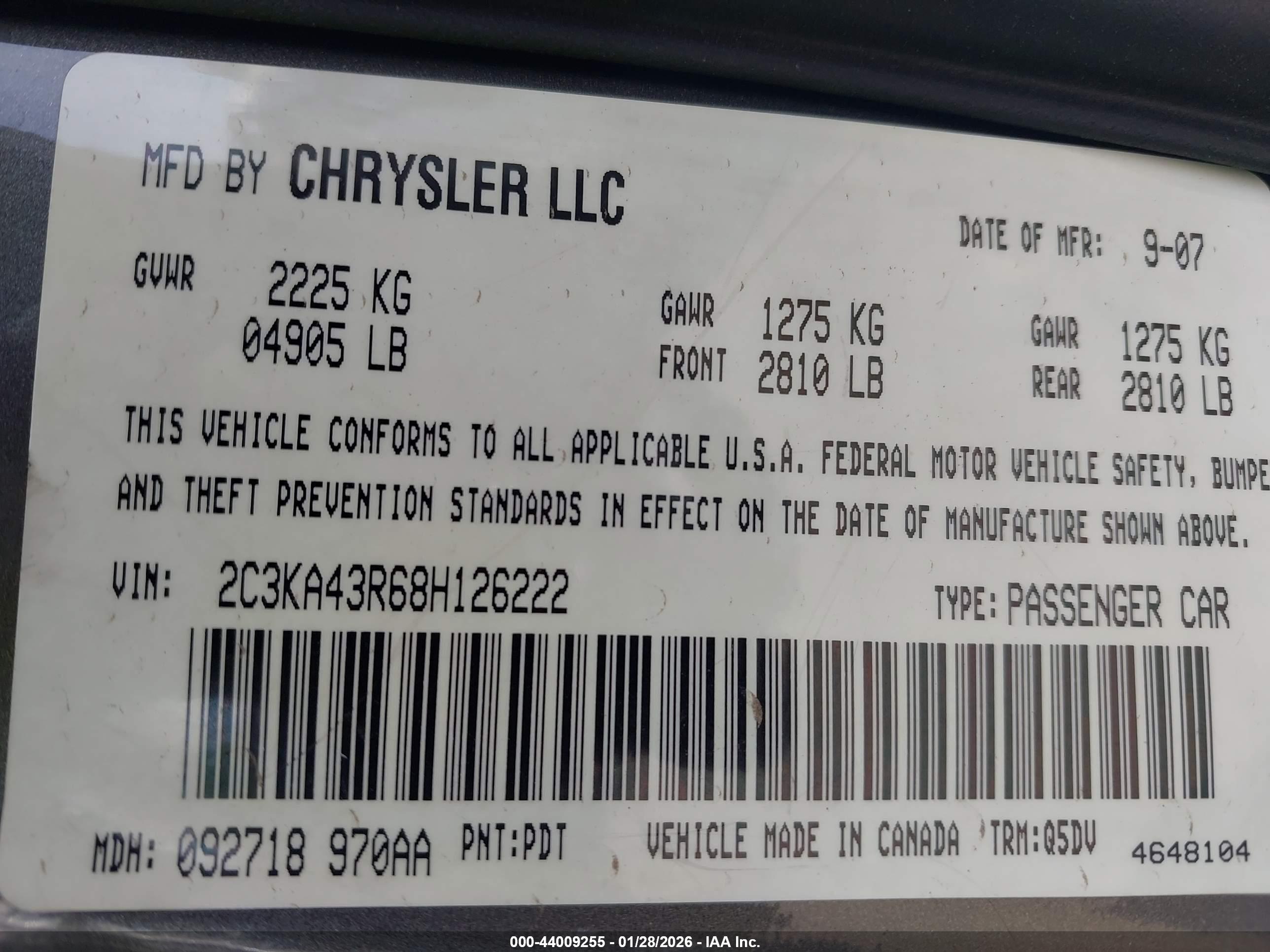 CHRYSLER 300 image 9