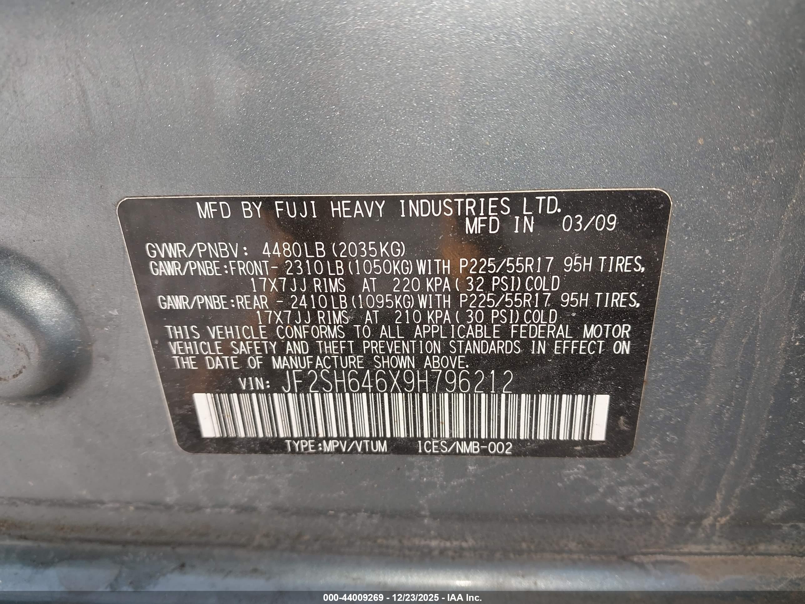 SUBARU FORESTER image 9