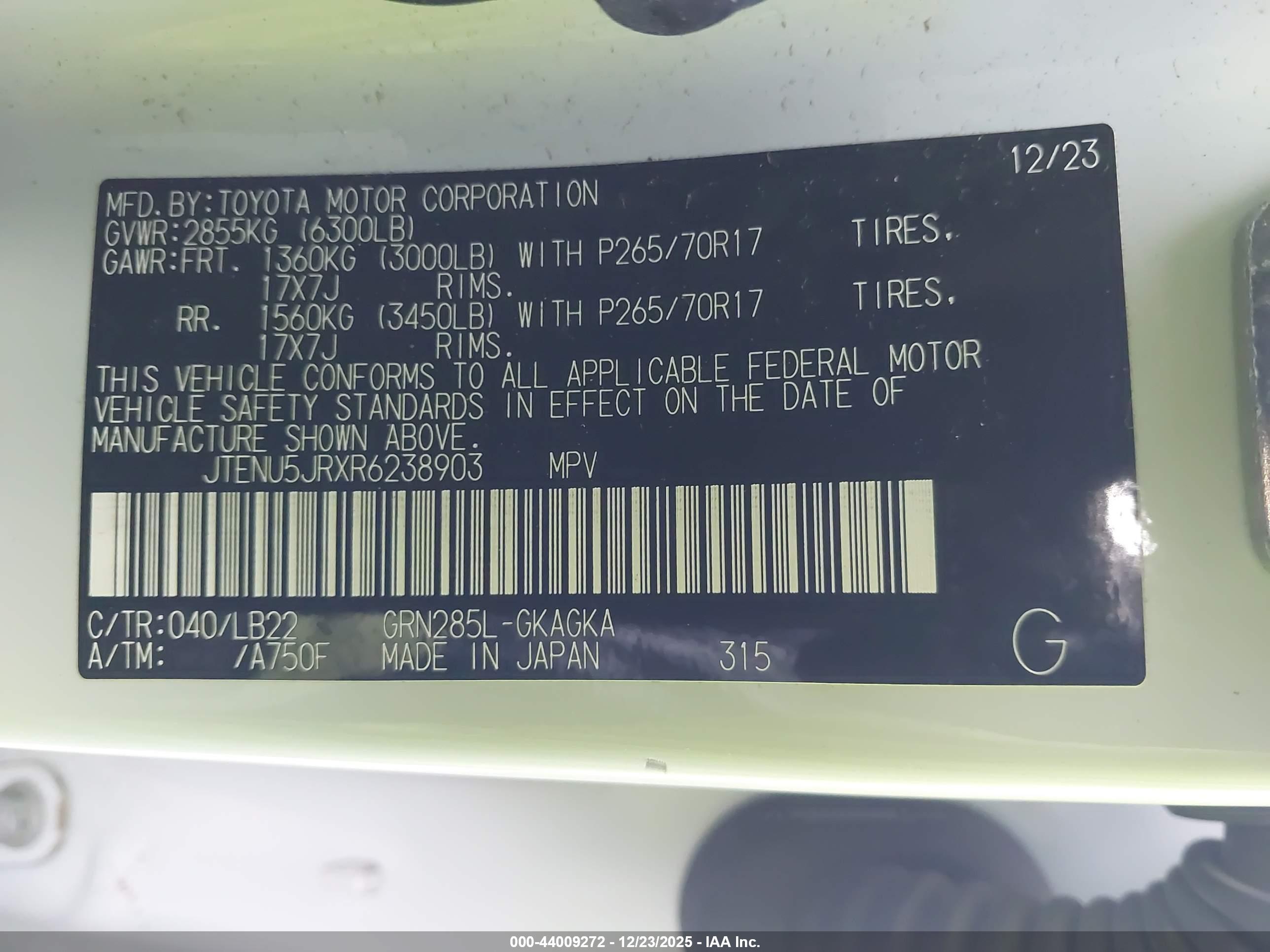 TOYOTA 4RUNNER image 9