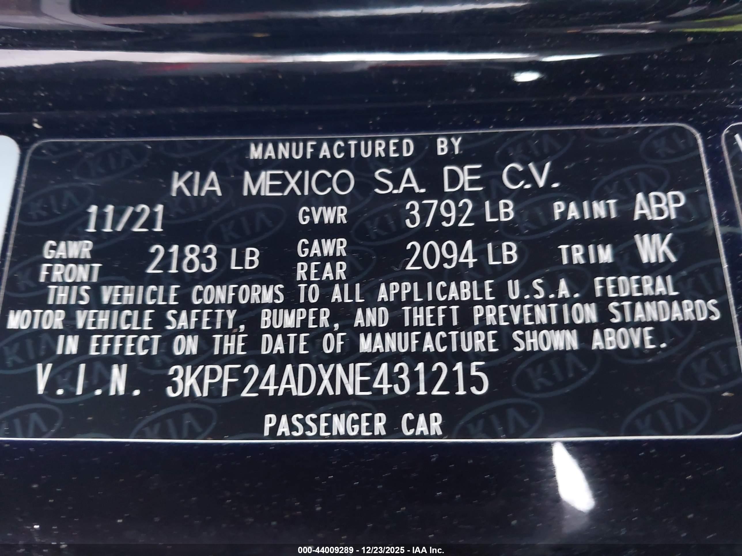 KIA FORTE image 9