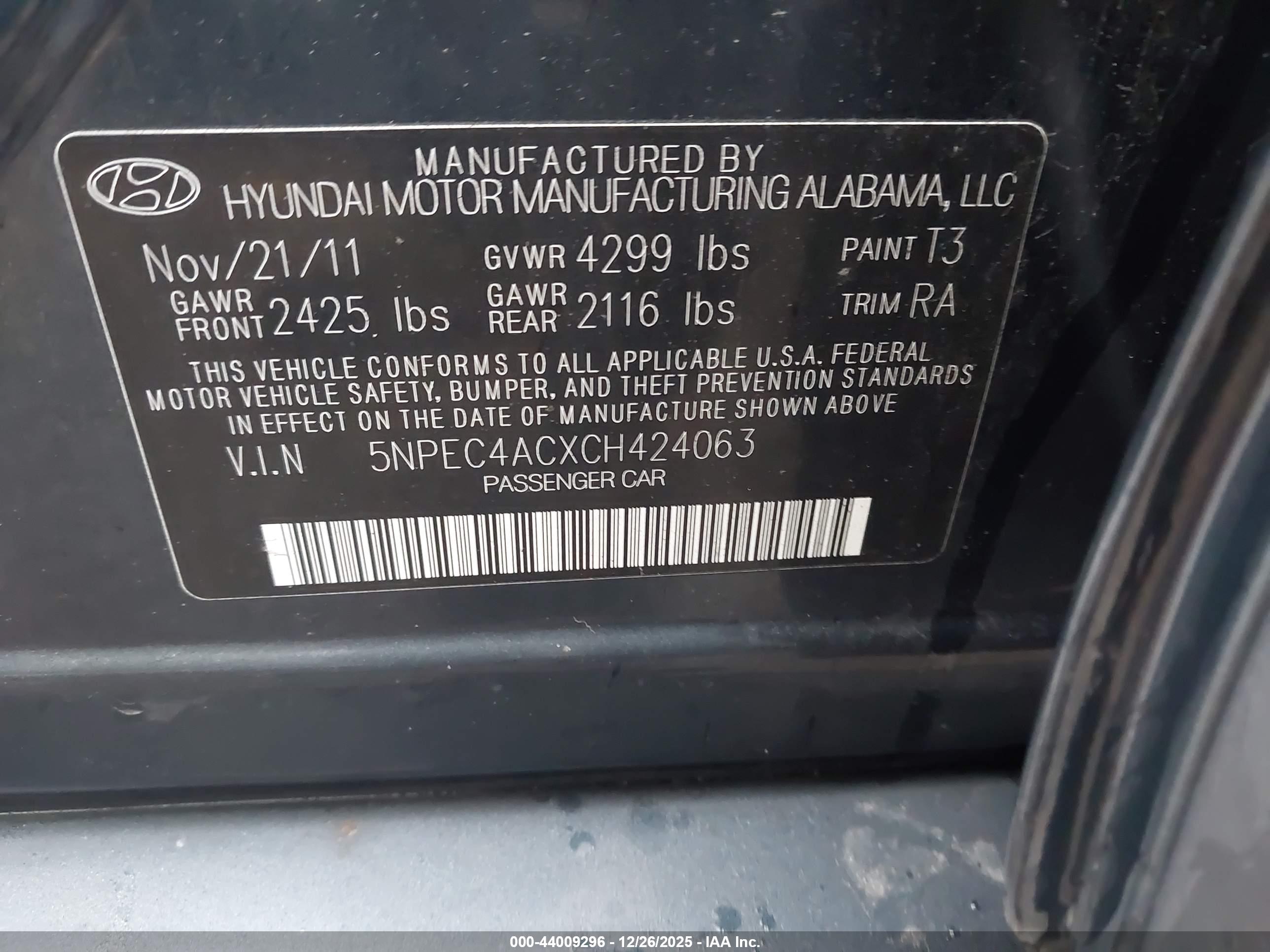 HYUNDAI SONATA image 9