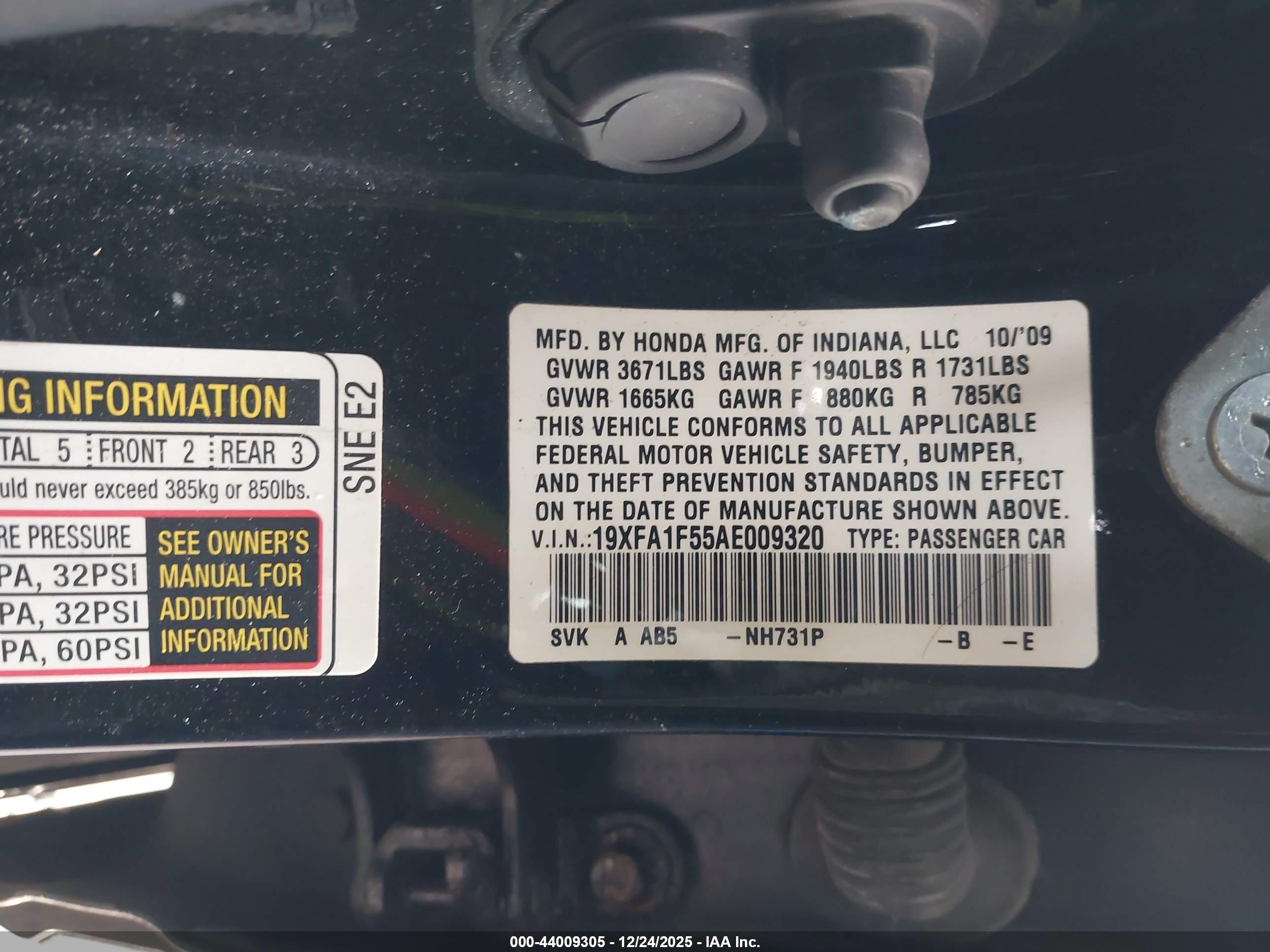 HONDA CIVIC image 9