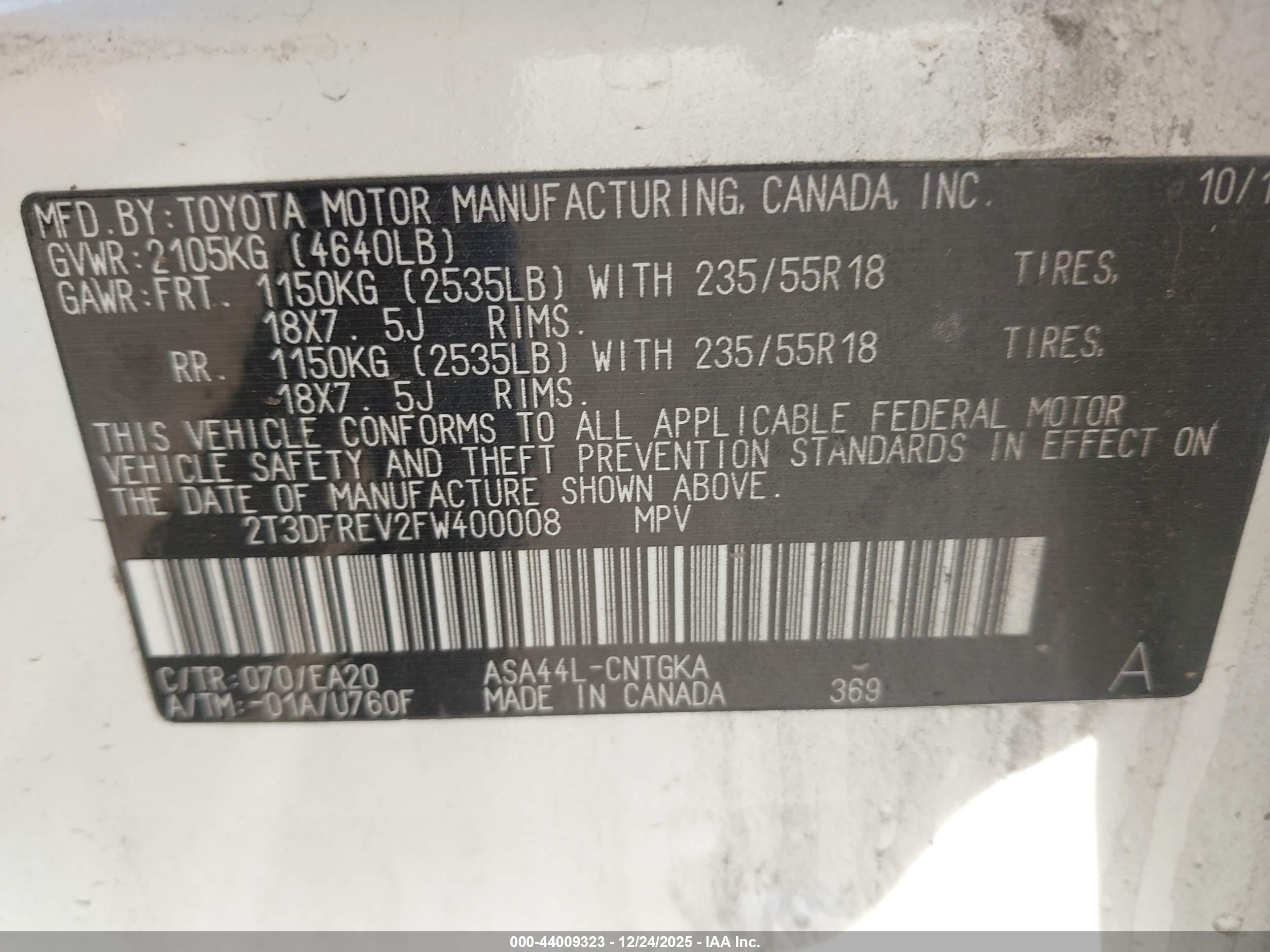 TOYOTA RAV4 image 9