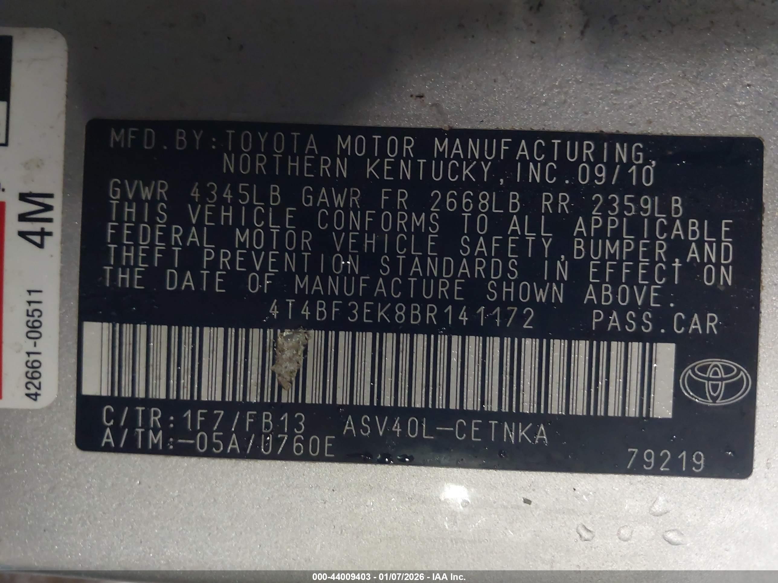TOYOTA CAMRY image 9