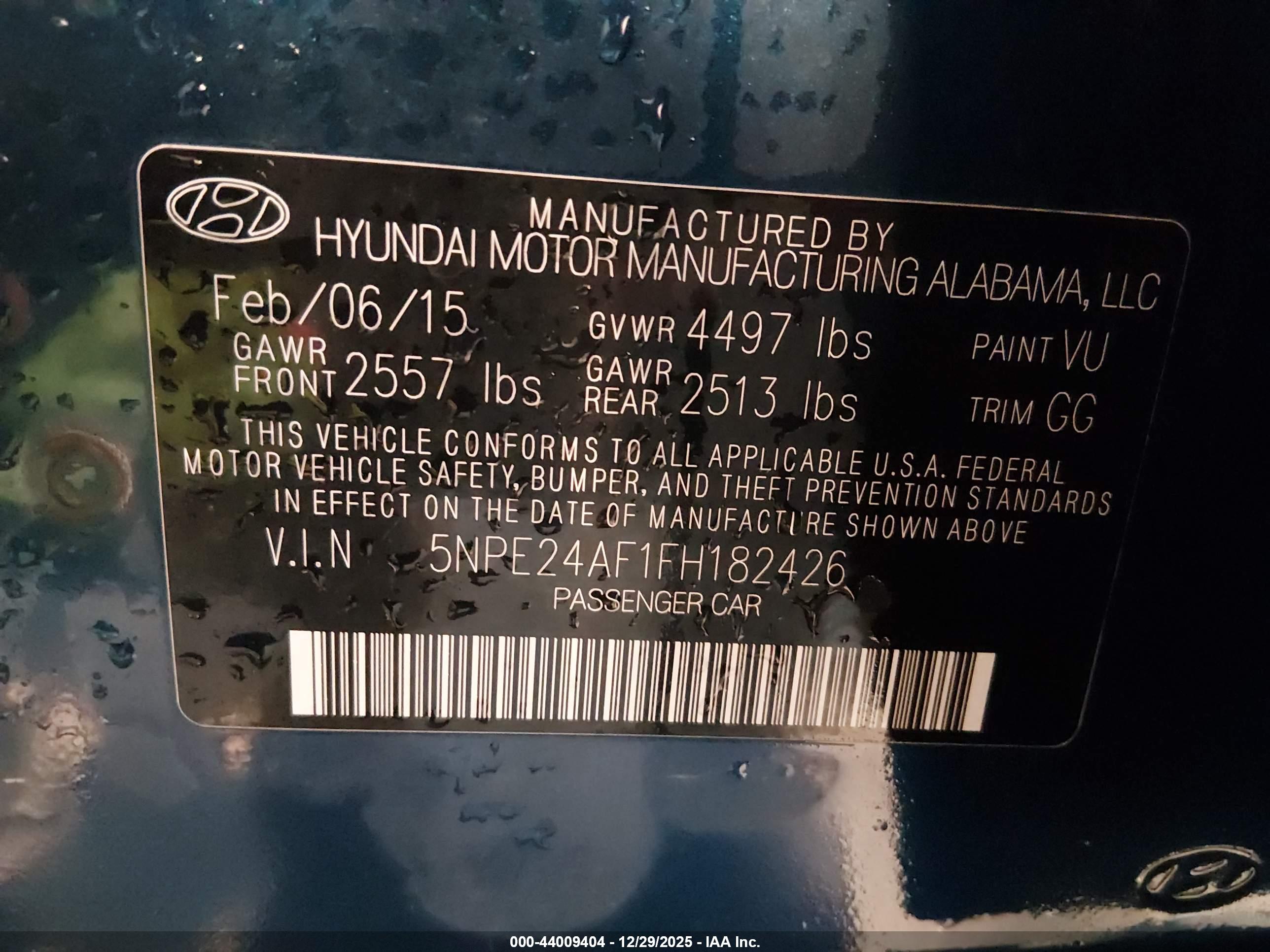 HYUNDAI SONATA image 9