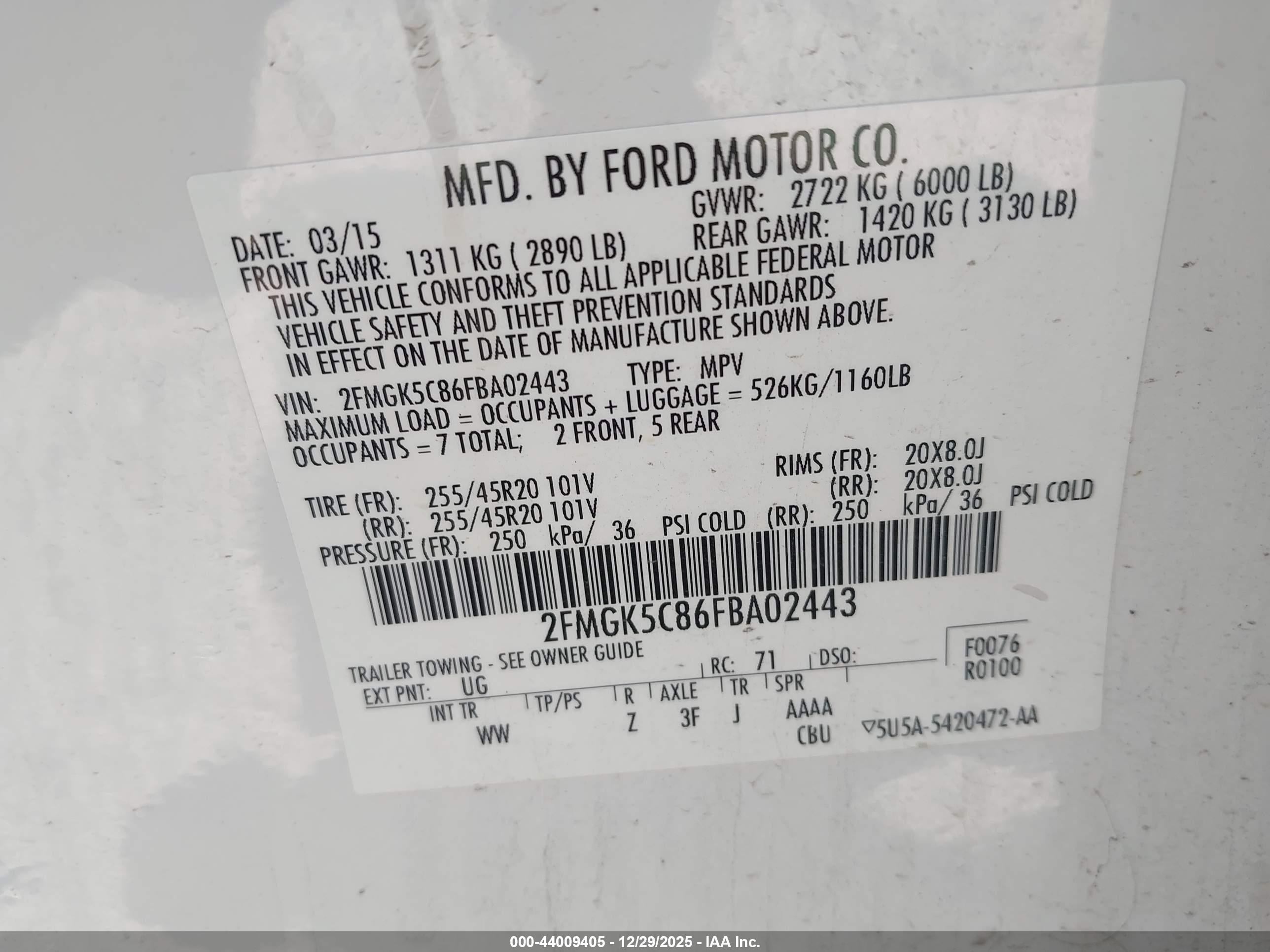 FORD FLEX image 9