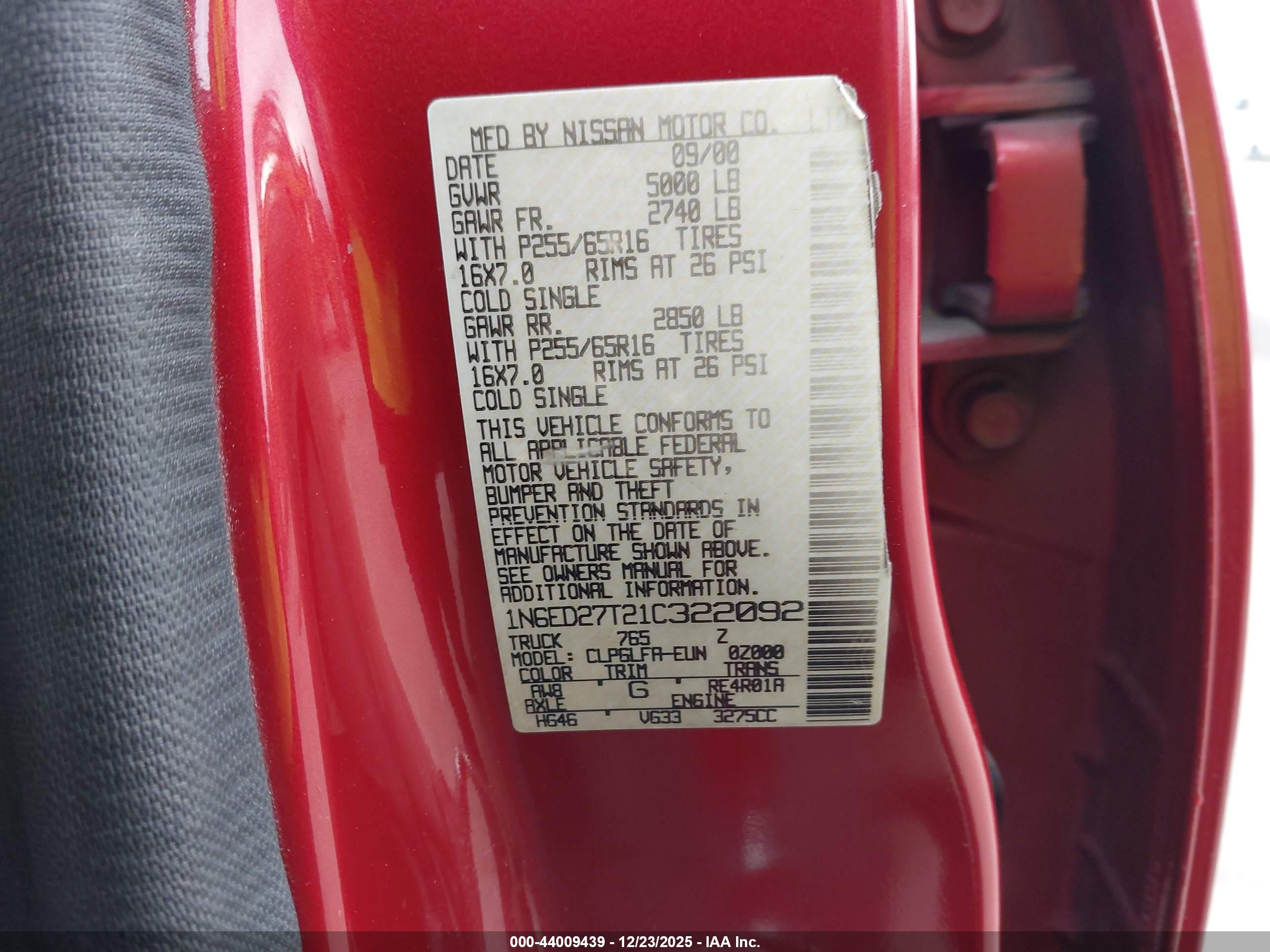 NISSAN FRONTIER image 9