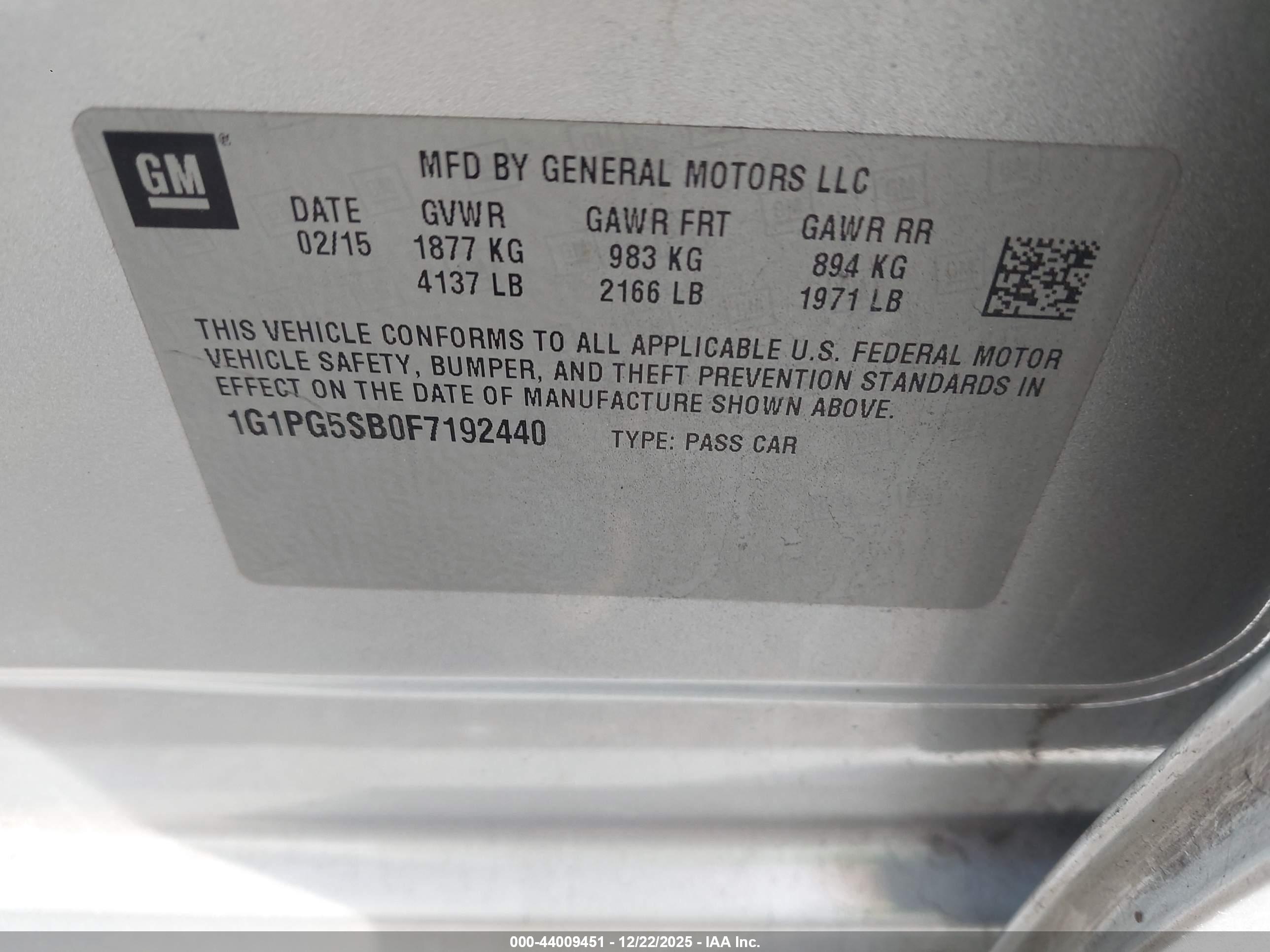 CHEVROLET CRUZE image 9
