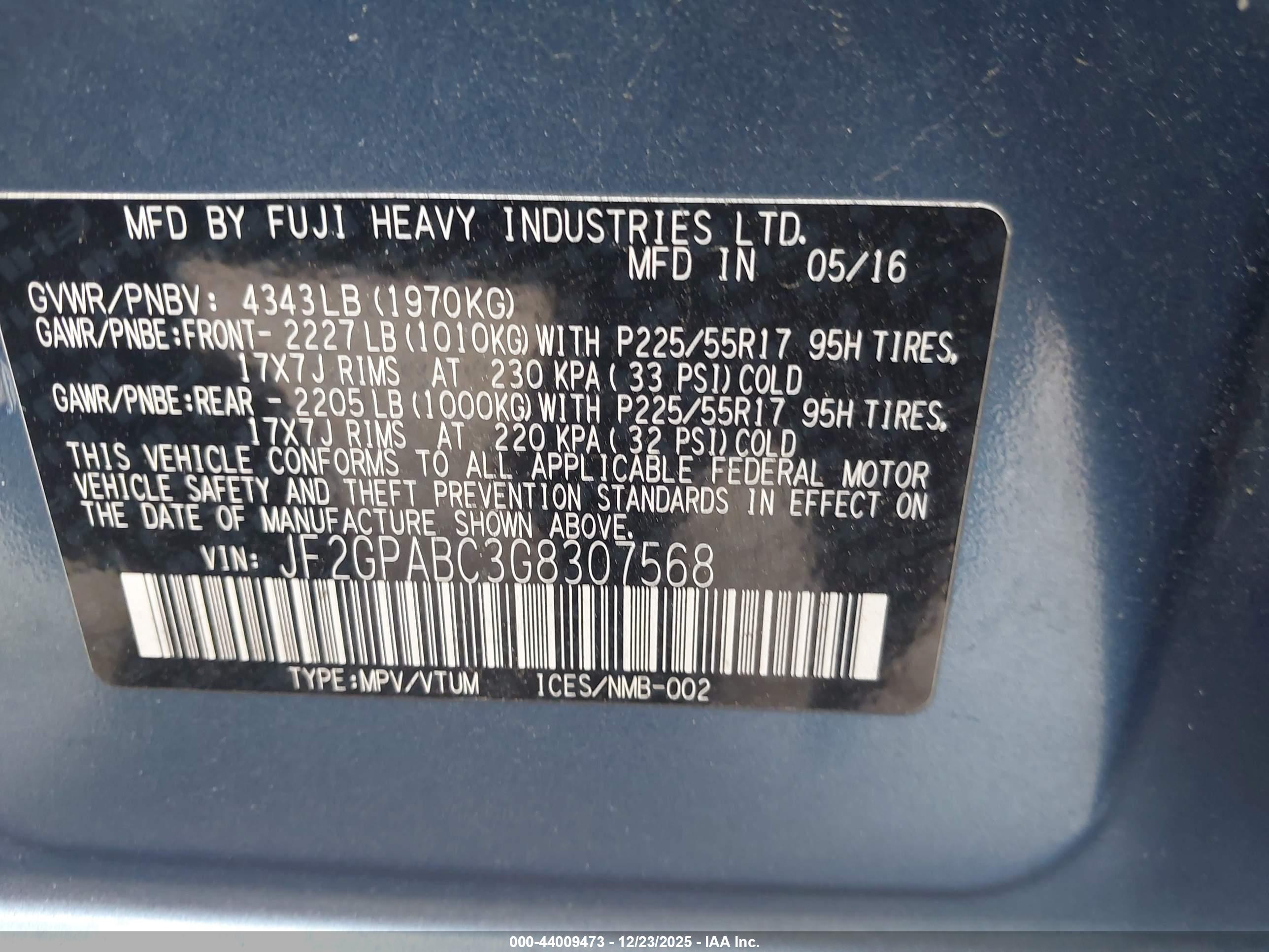 SUBARU CROSSTREK image 9