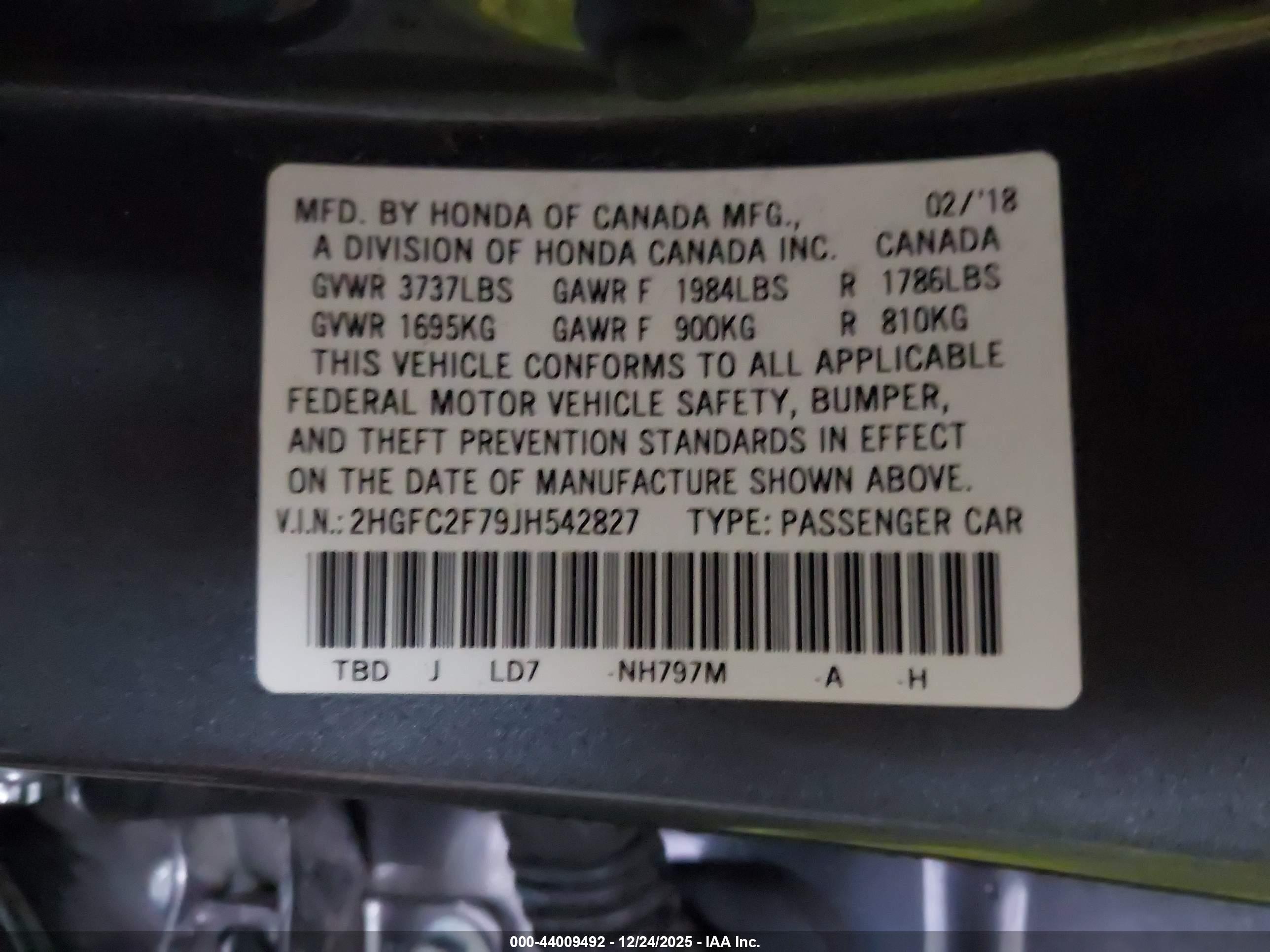 HONDA CIVIC image 9