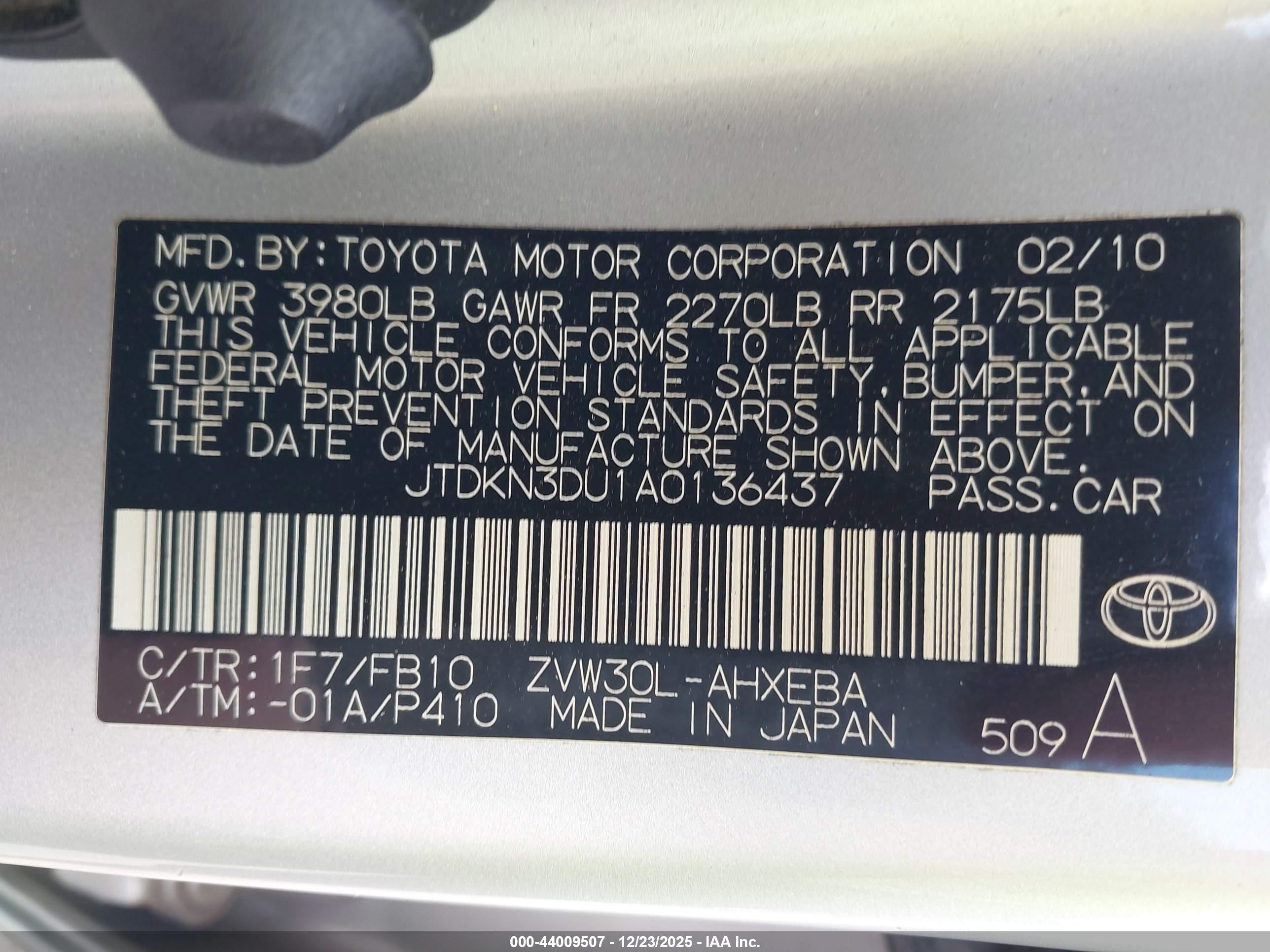 TOYOTA PRIUS image 9