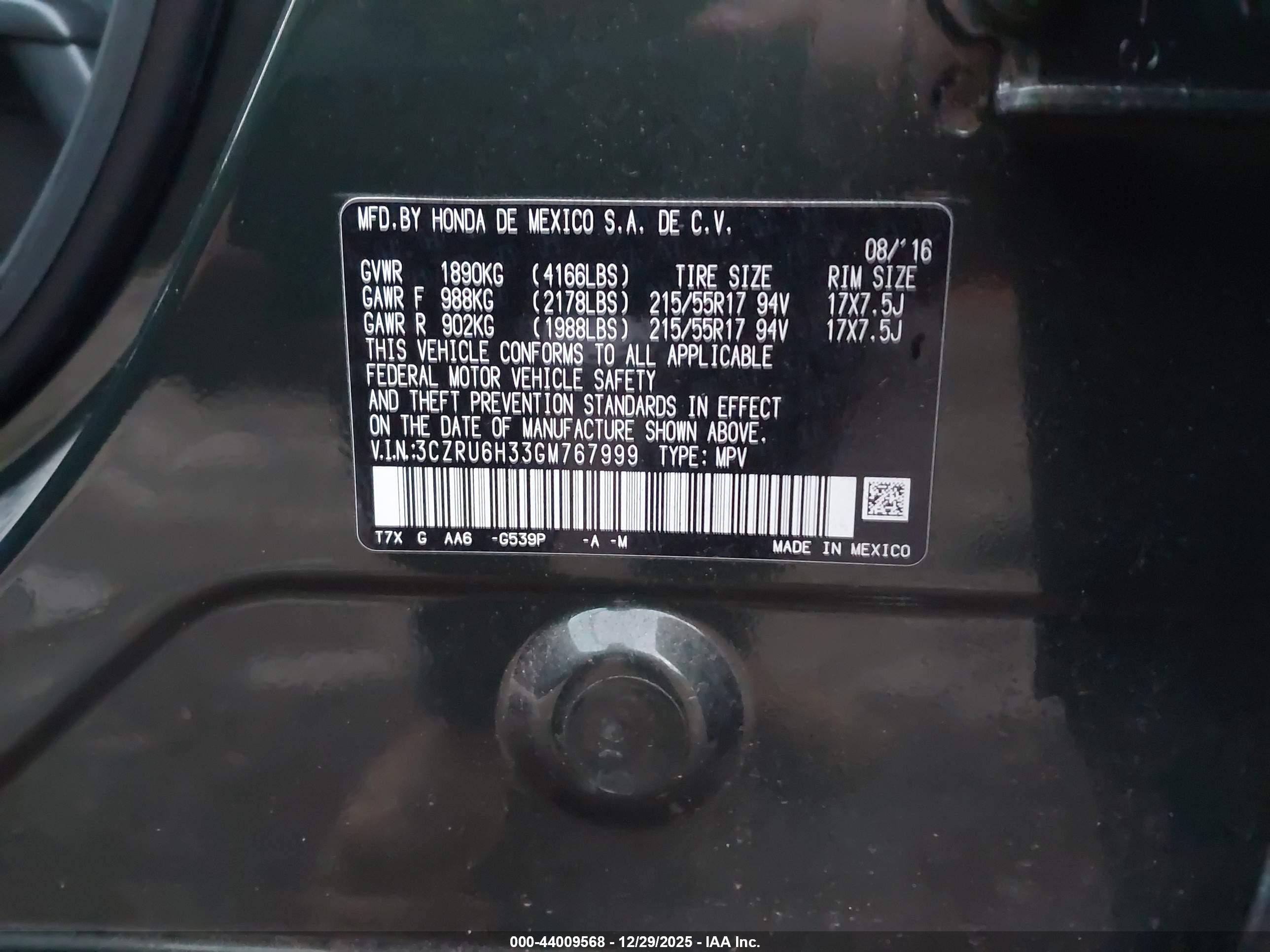 HONDA HR-V image 9
