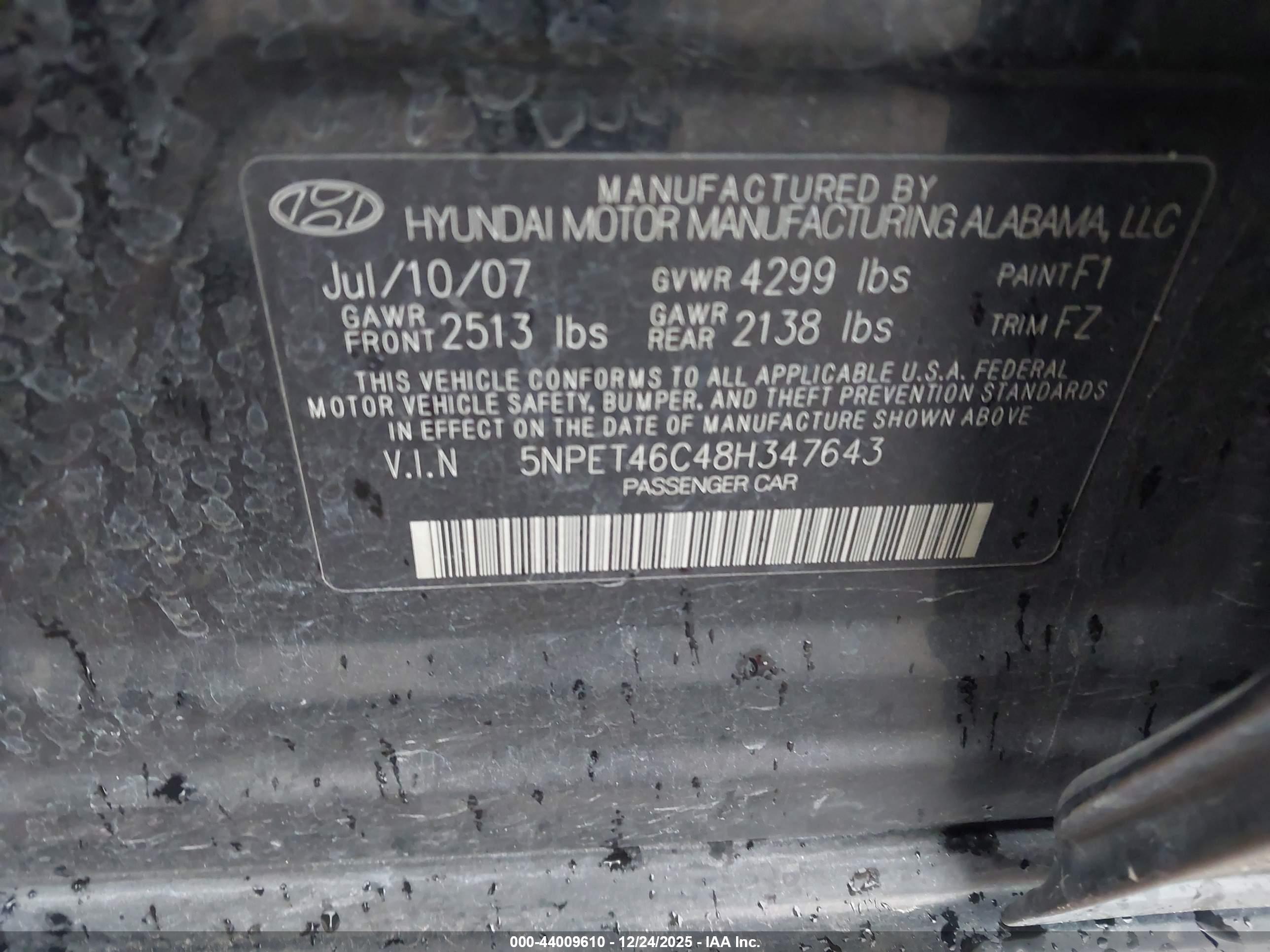 HYUNDAI SONATA image 9