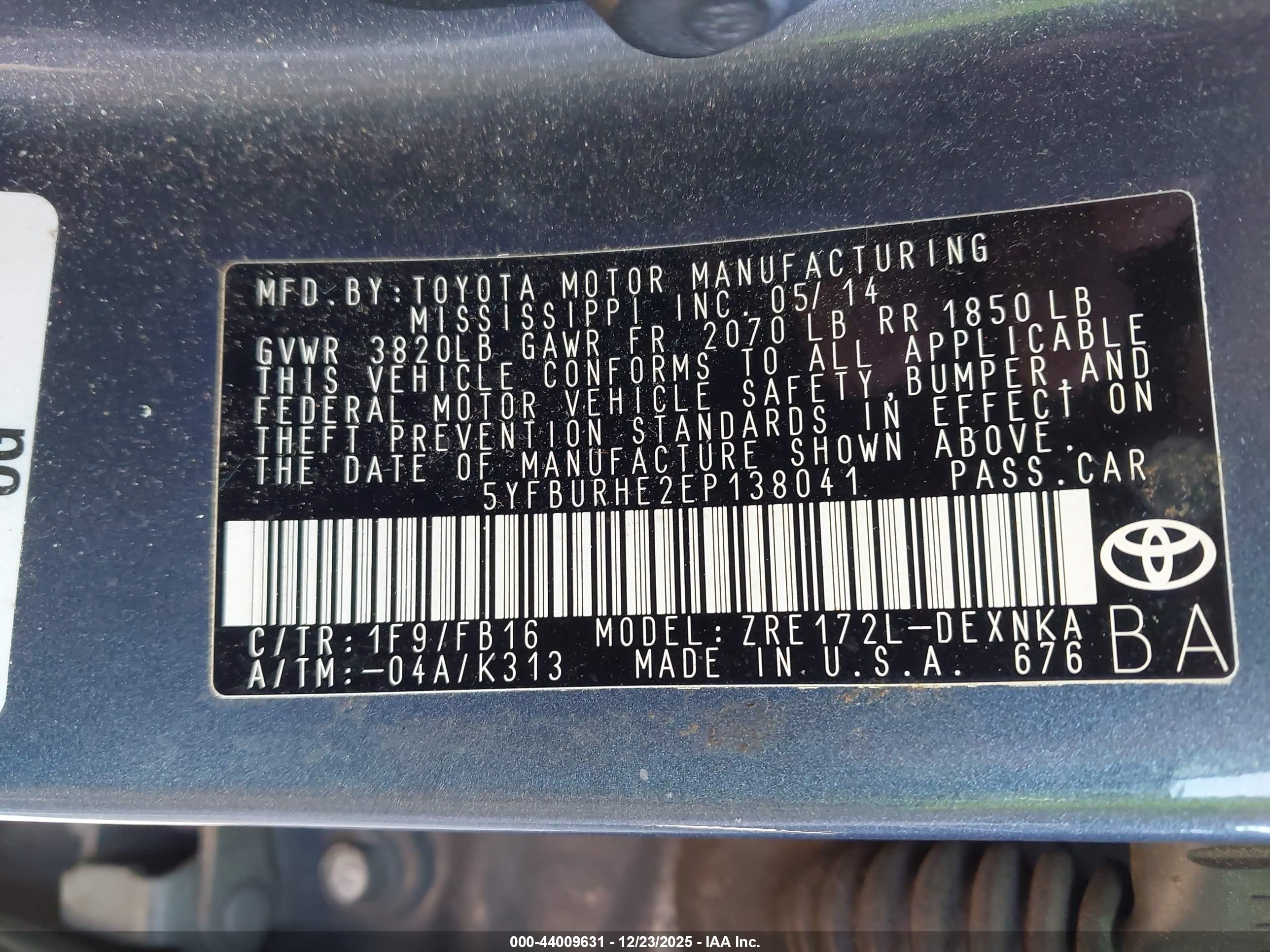 TOYOTA COROLLA image 9