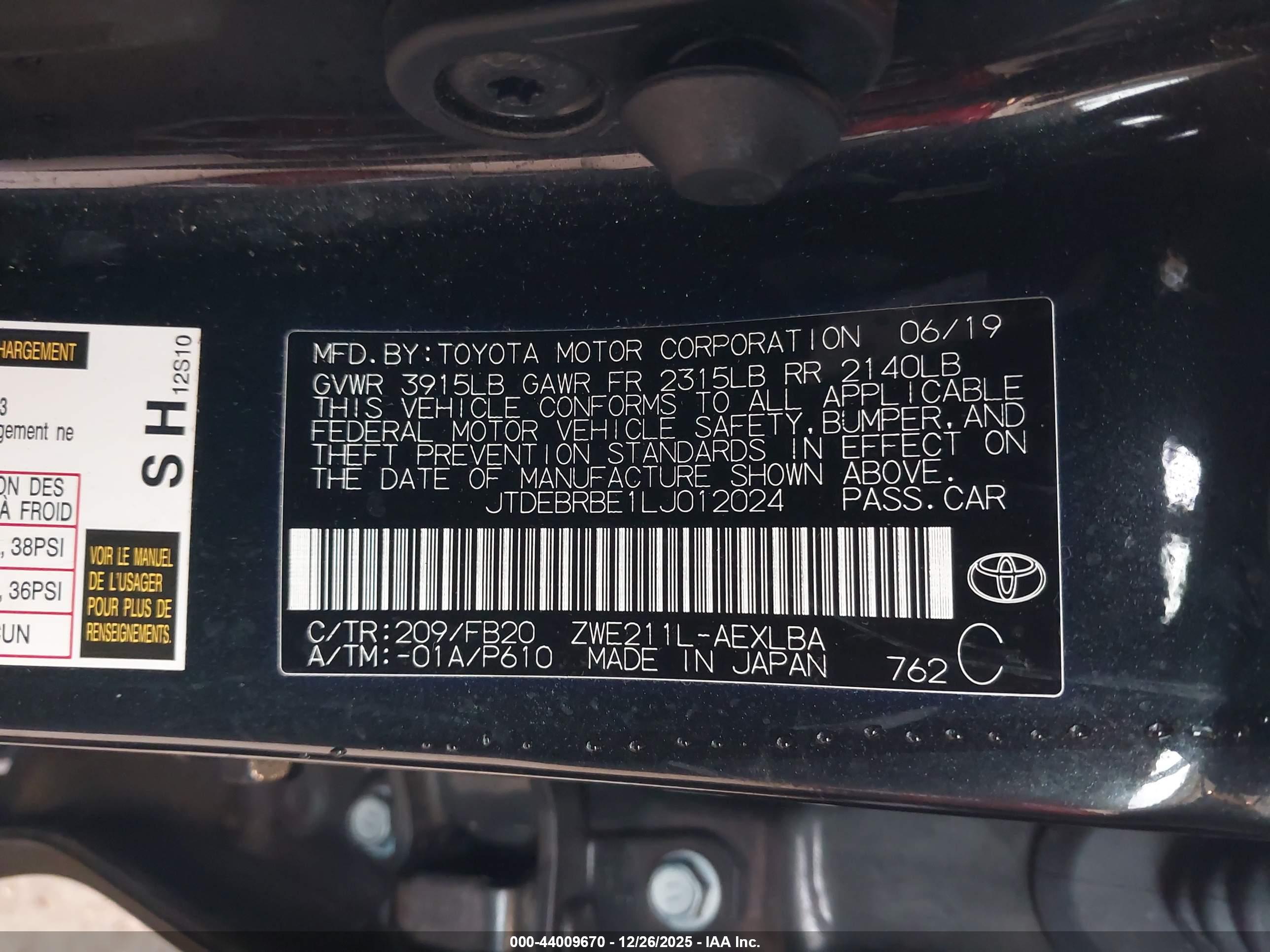 TOYOTA COROLLA image 9