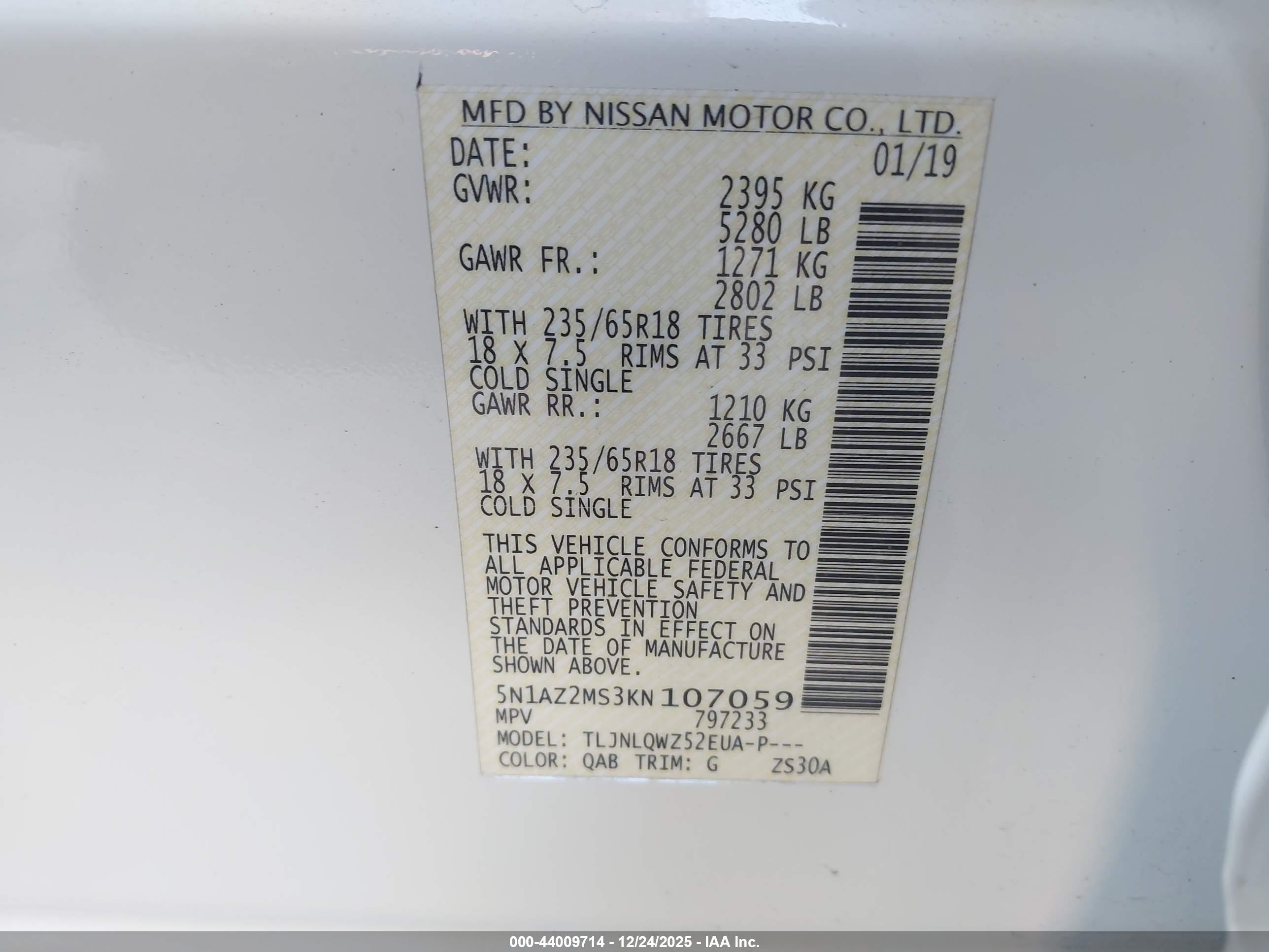 NISSAN MURANO image 9