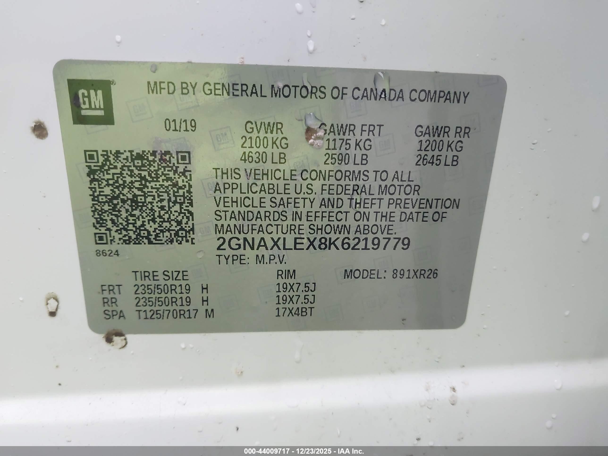CHEVROLET EQUINOX image 9