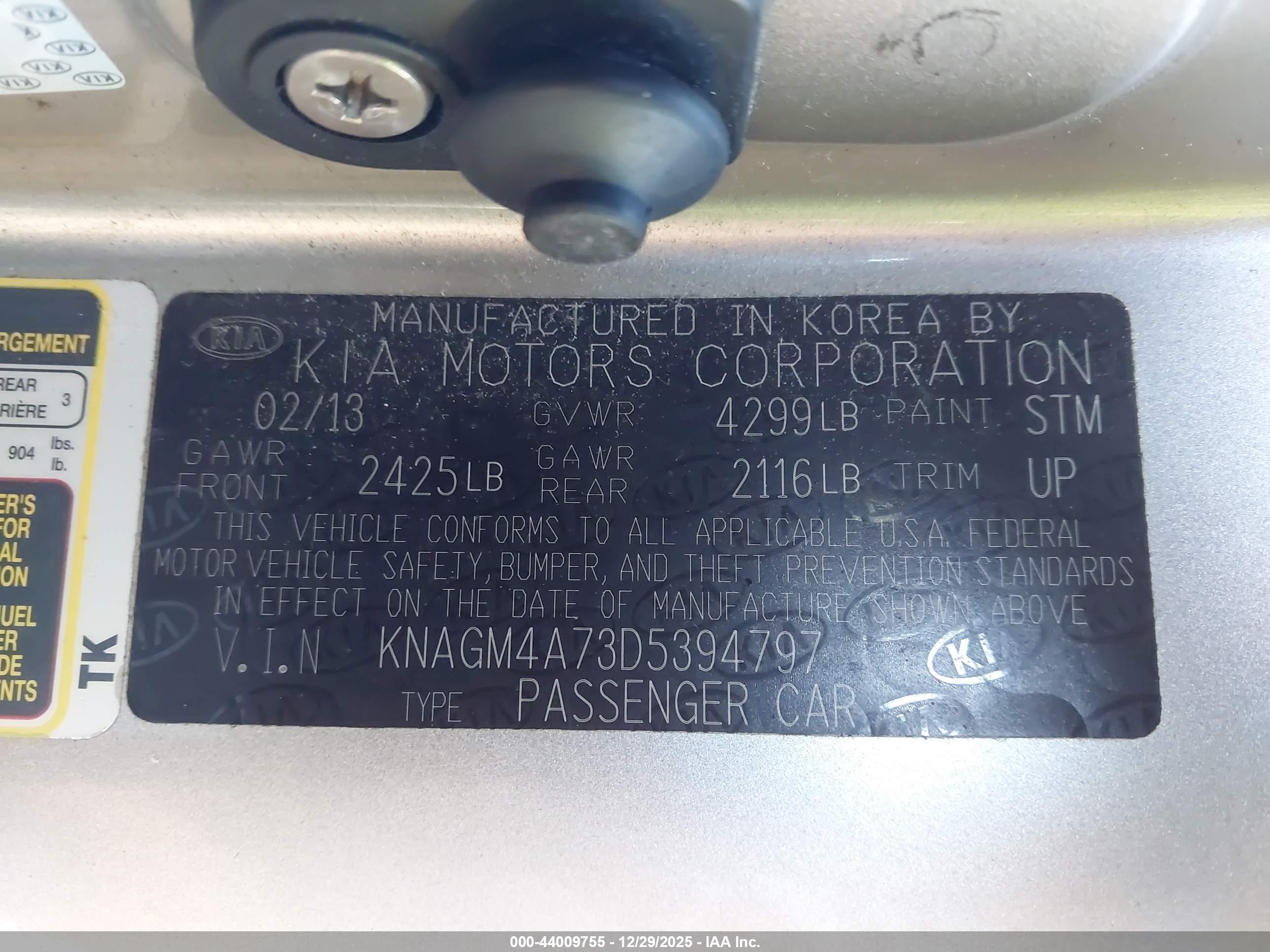 KIA OPTIMA image 9