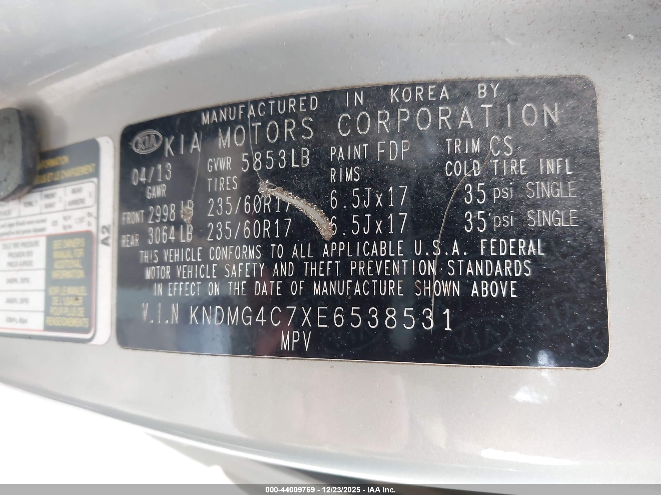KIA SEDONA image 9