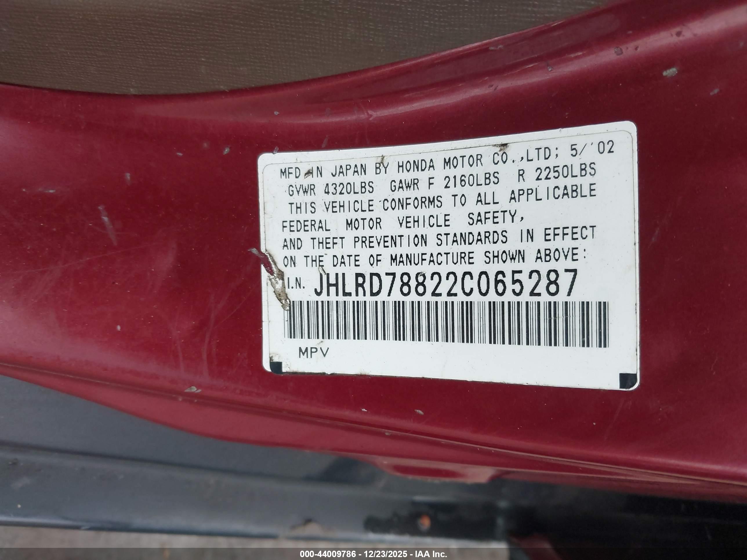 HONDA CR-V image 9