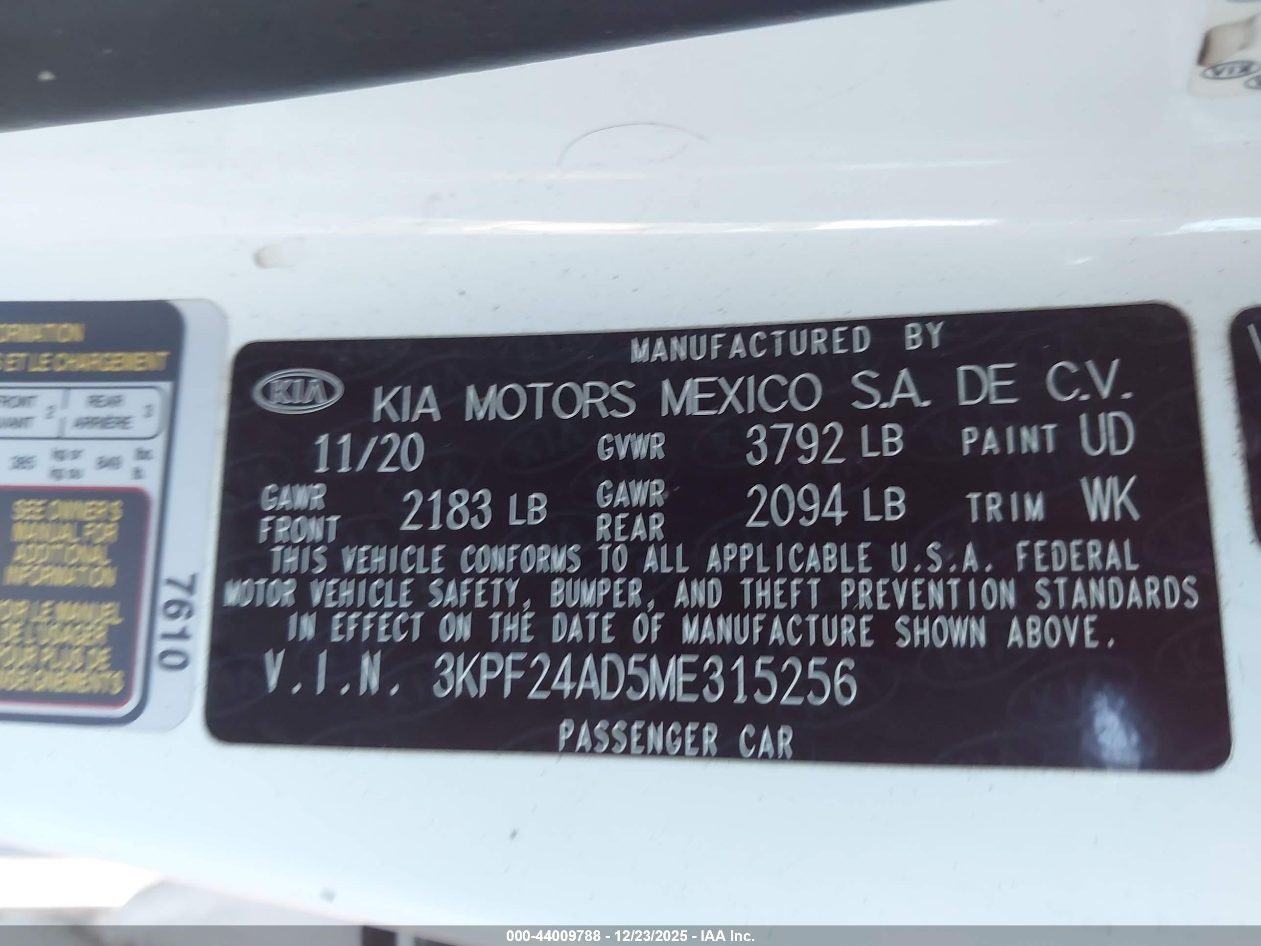 KIA FORTE image 9