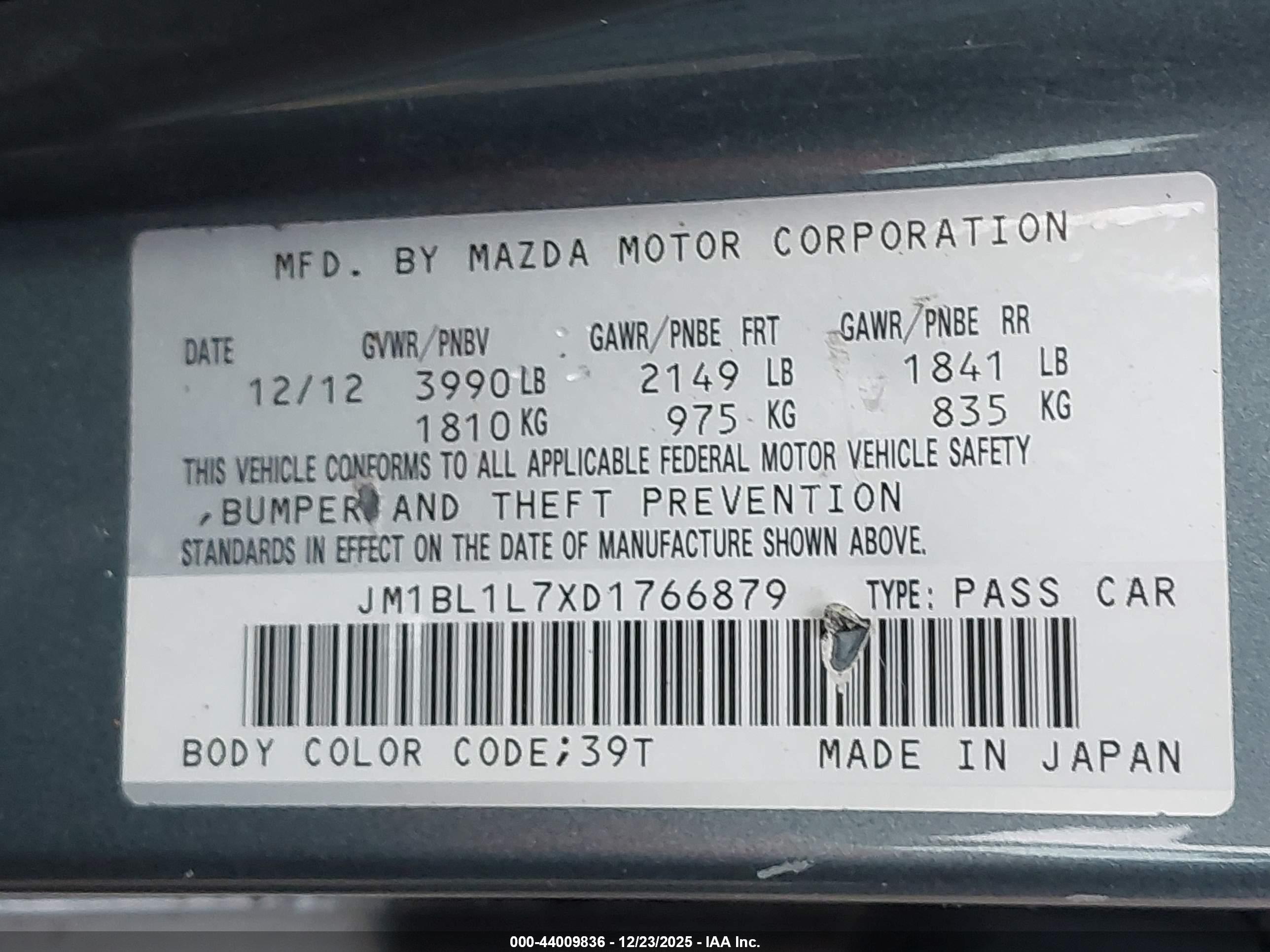 MAZDA MAZDA3 image 9