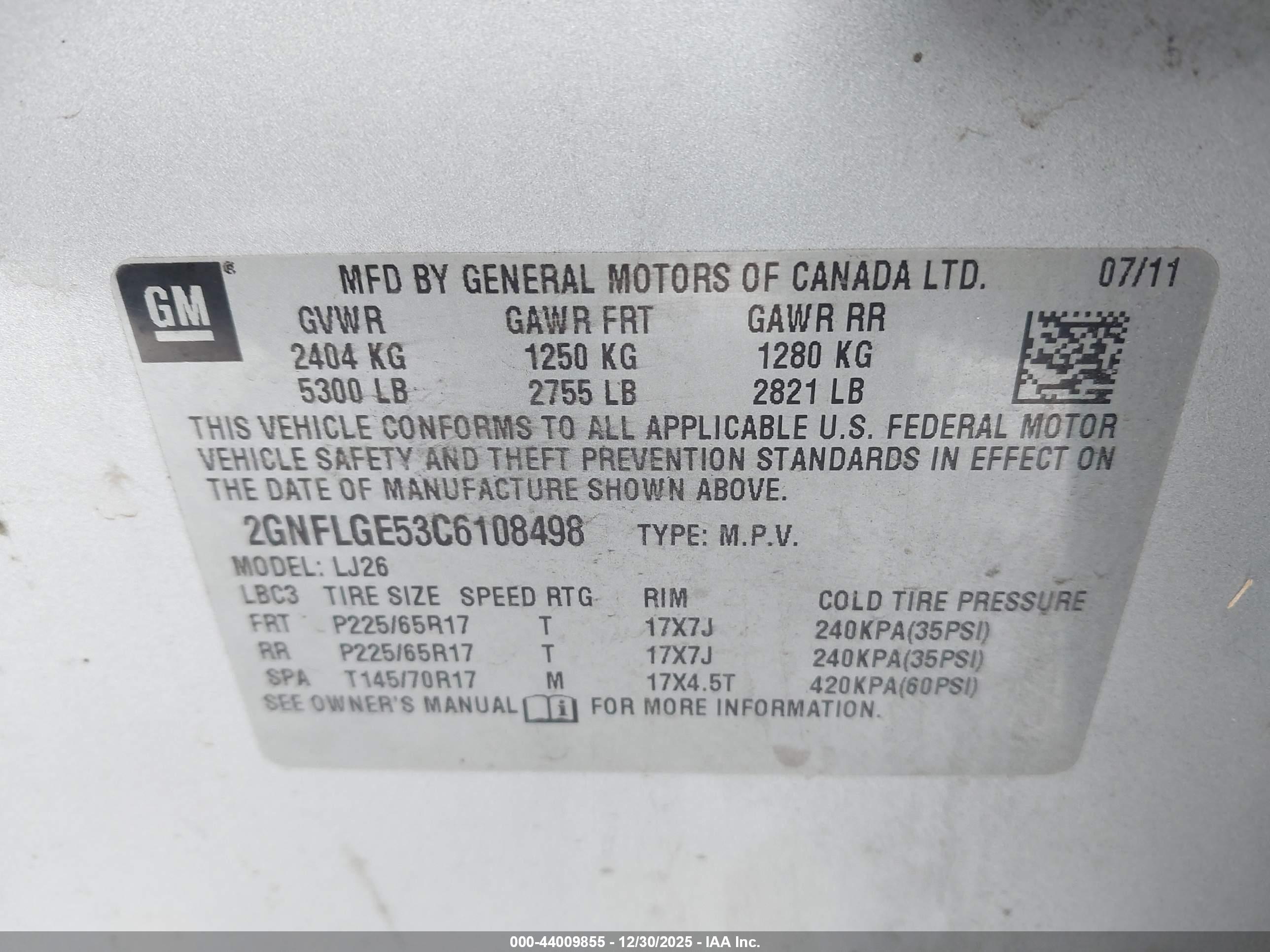 CHEVROLET EQUINOX image 9