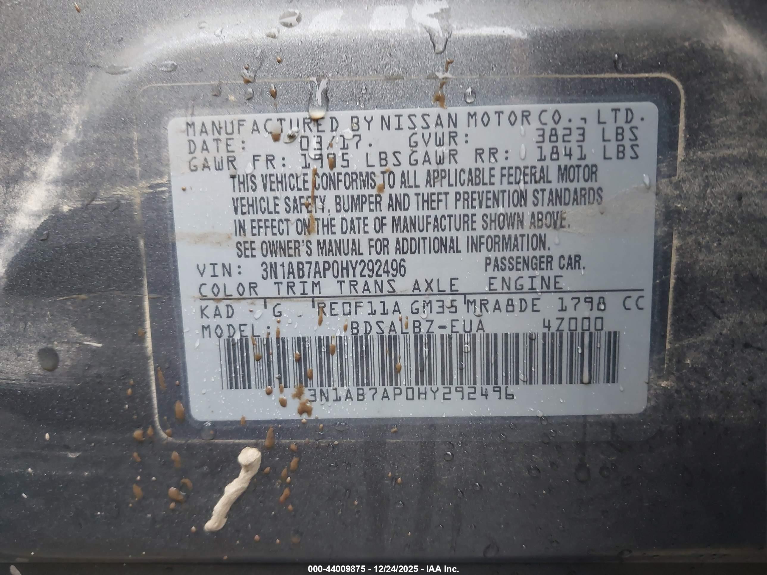 NISSAN SENTRA image 9