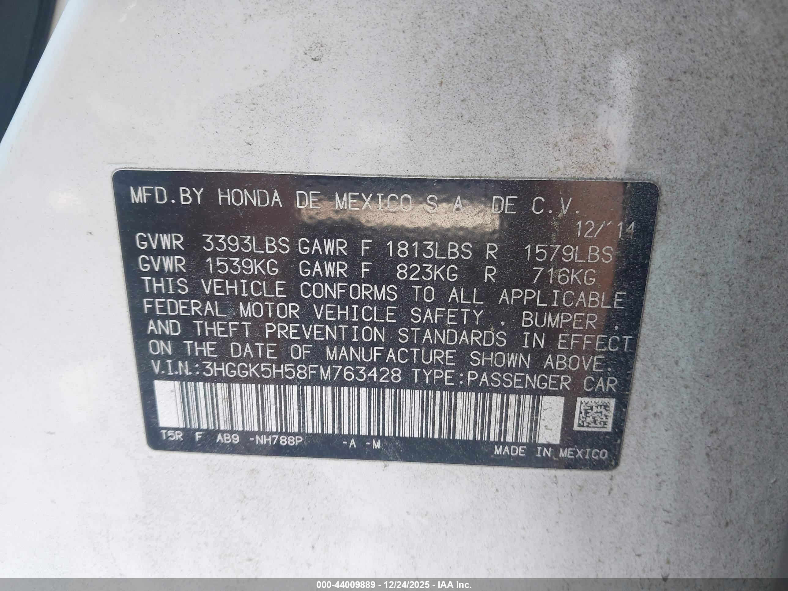 HONDA FIT image 9