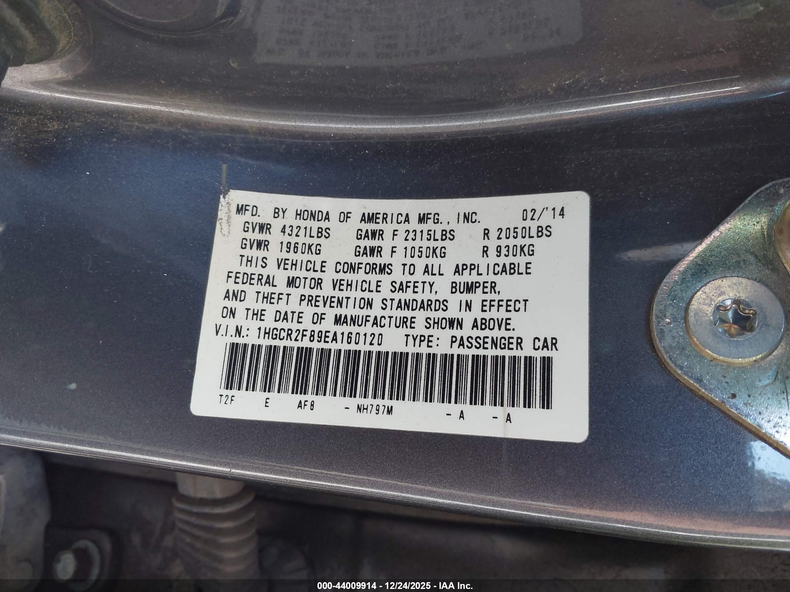 HONDA ACCORD image 9