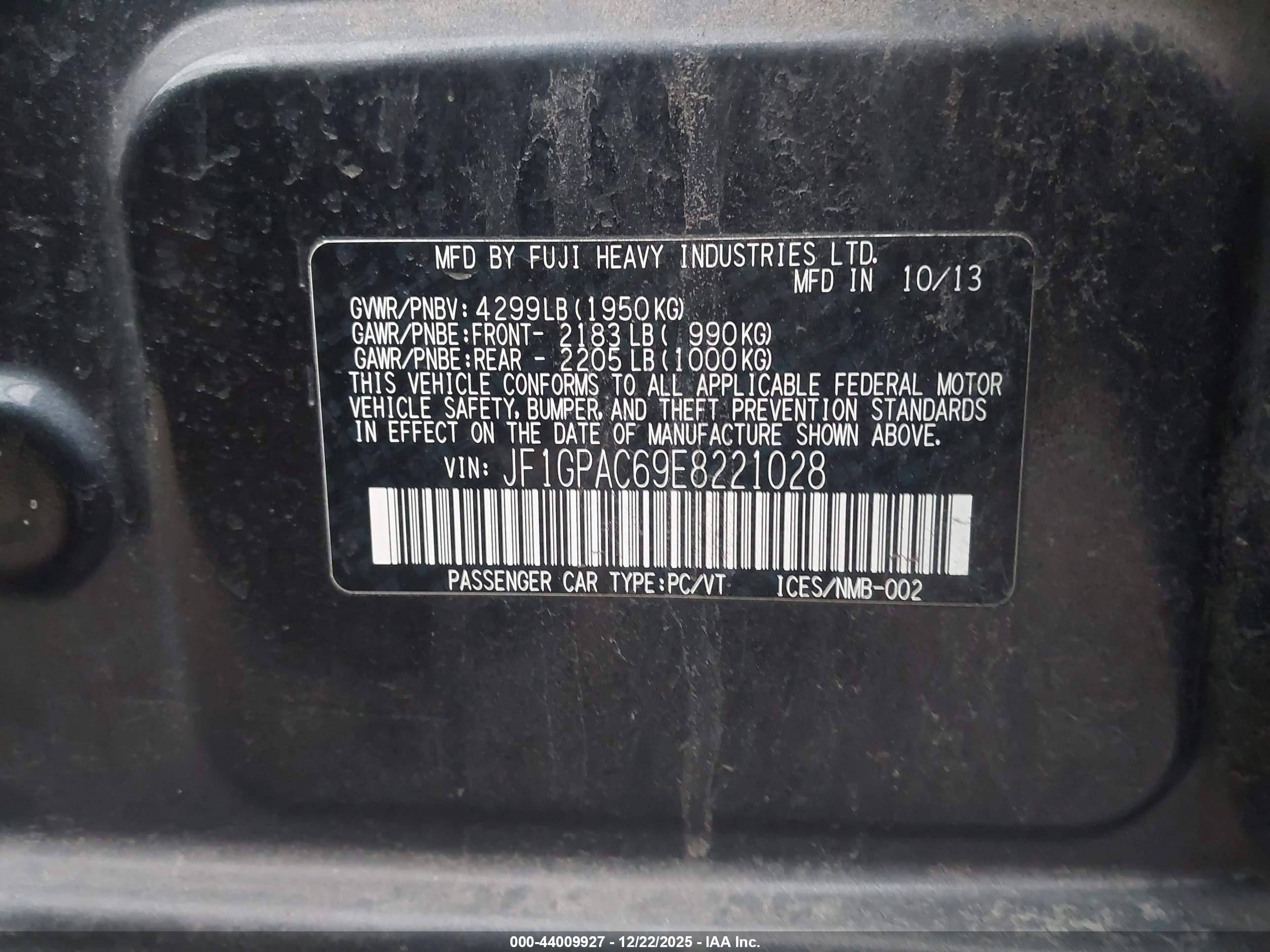 SUBARU IMPREZA image 9