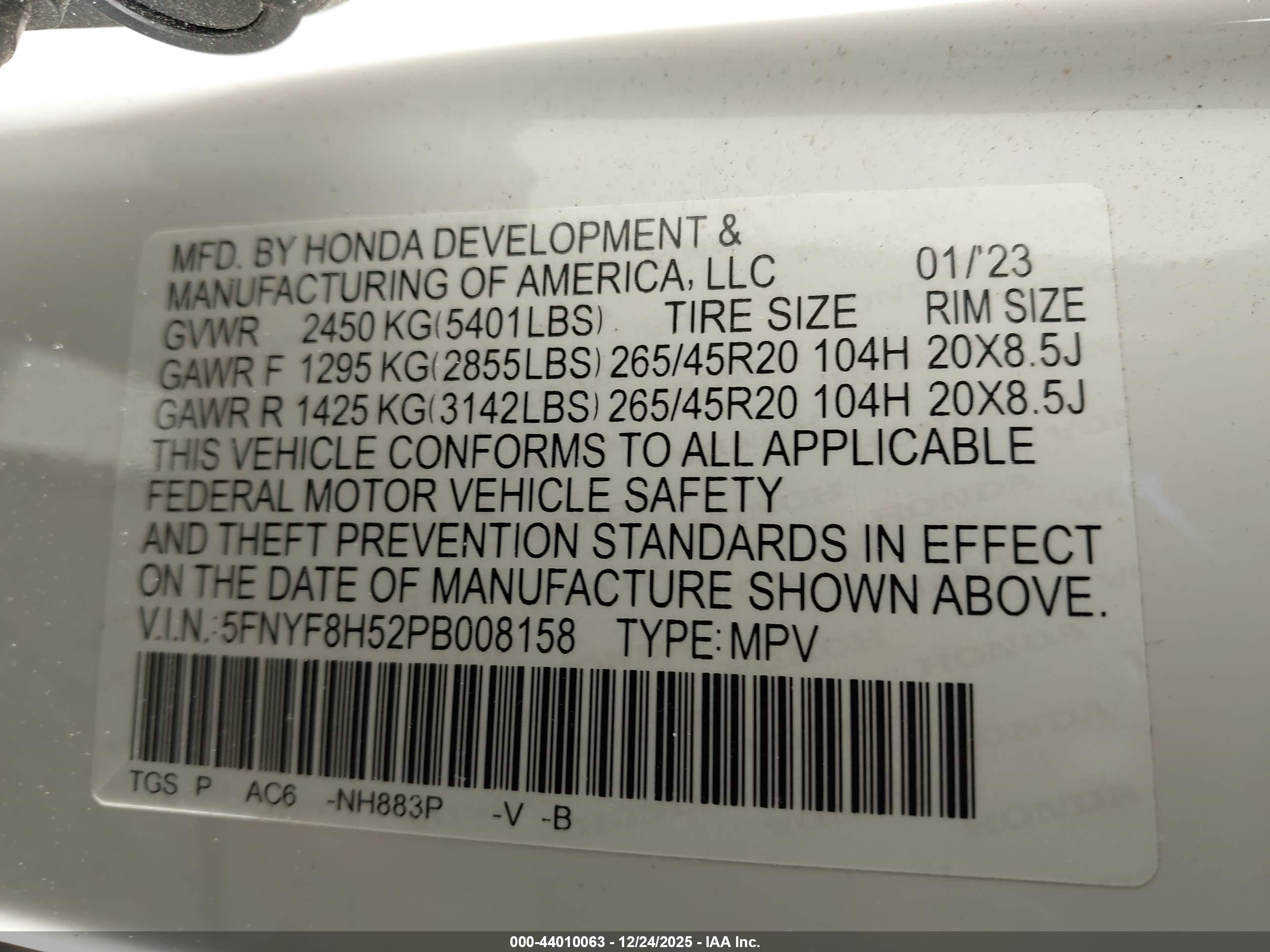 HONDA PASSPORT image 9