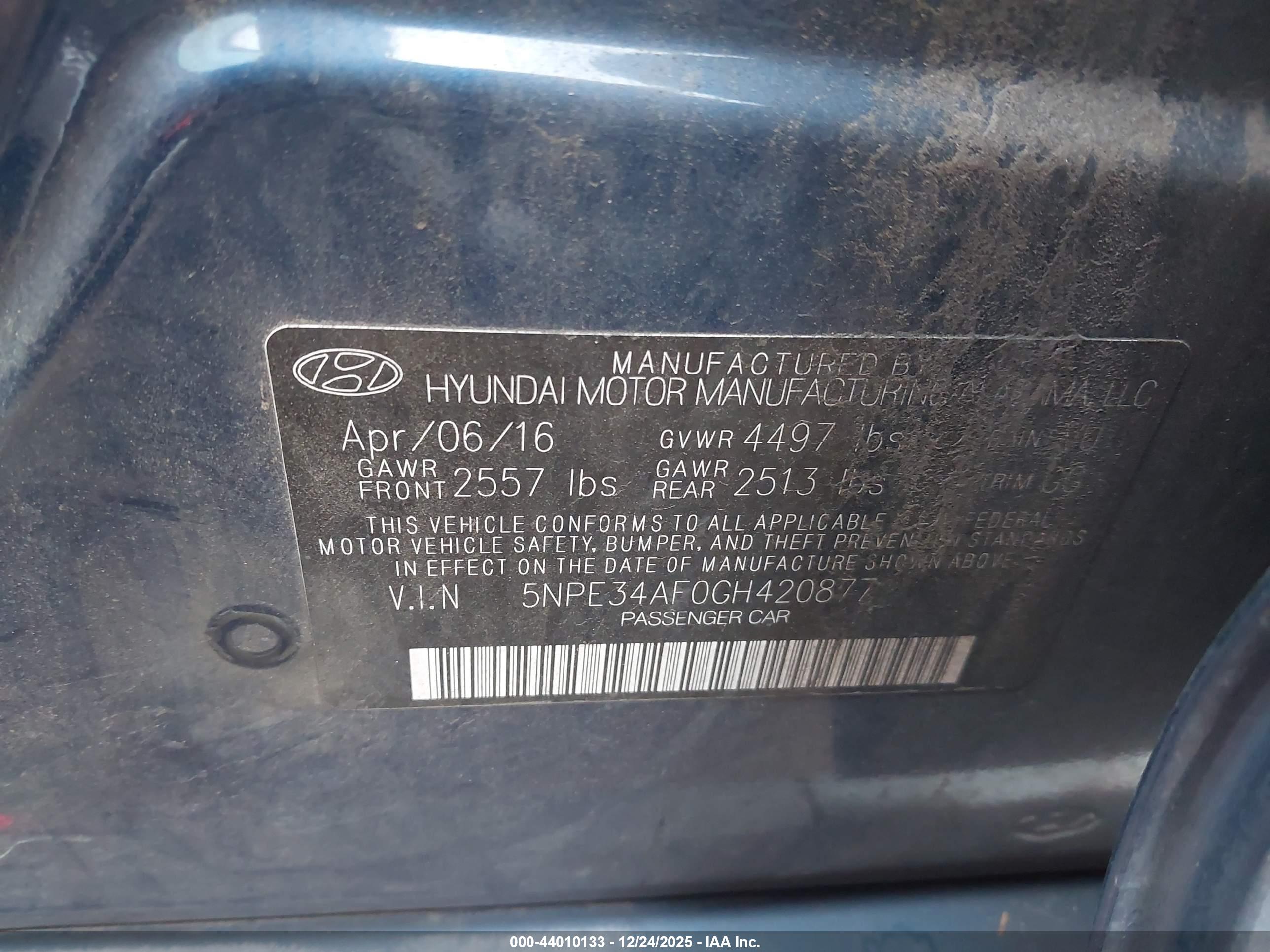 HYUNDAI SONATA image 9