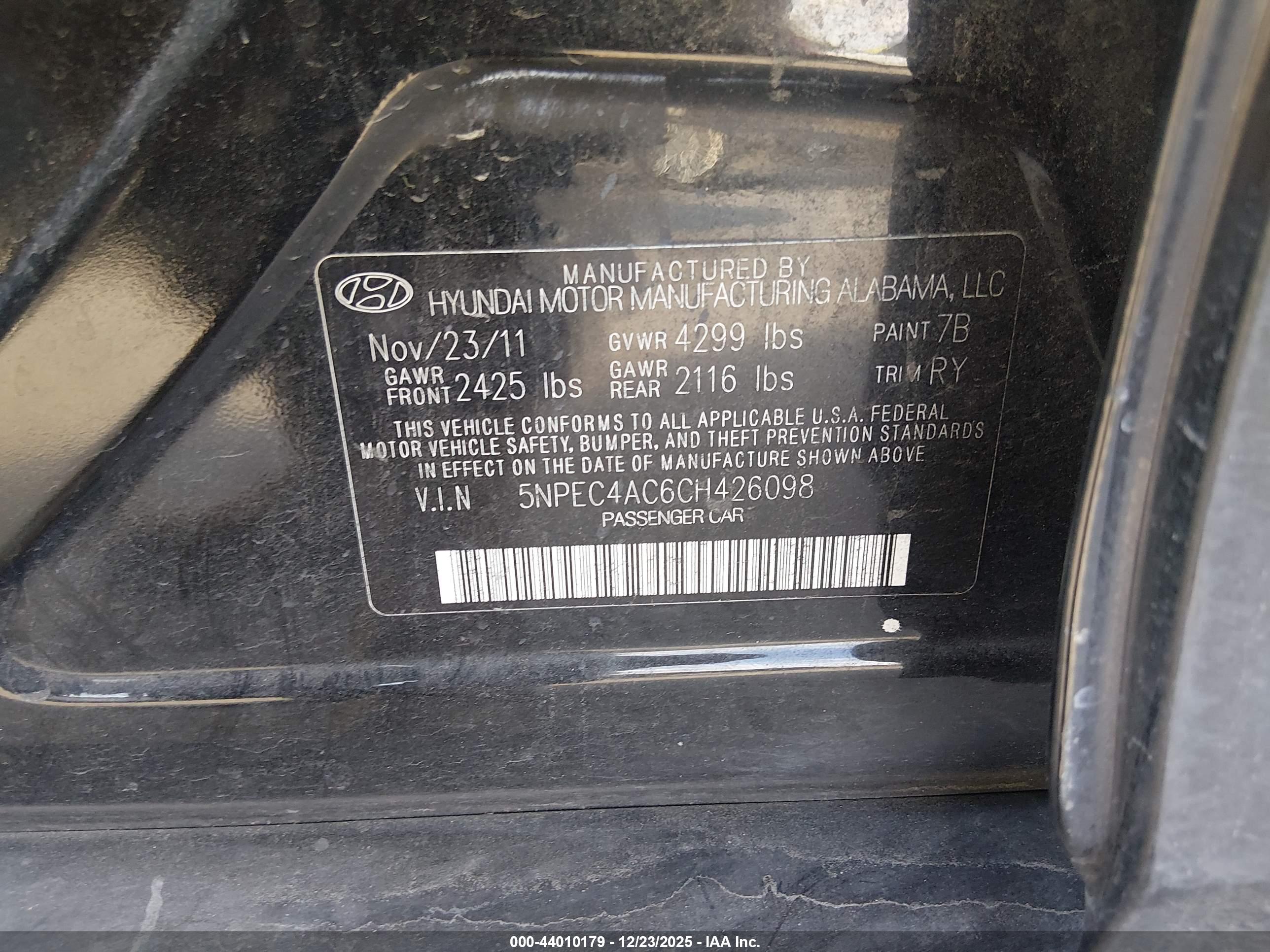 HYUNDAI SONATA image 9