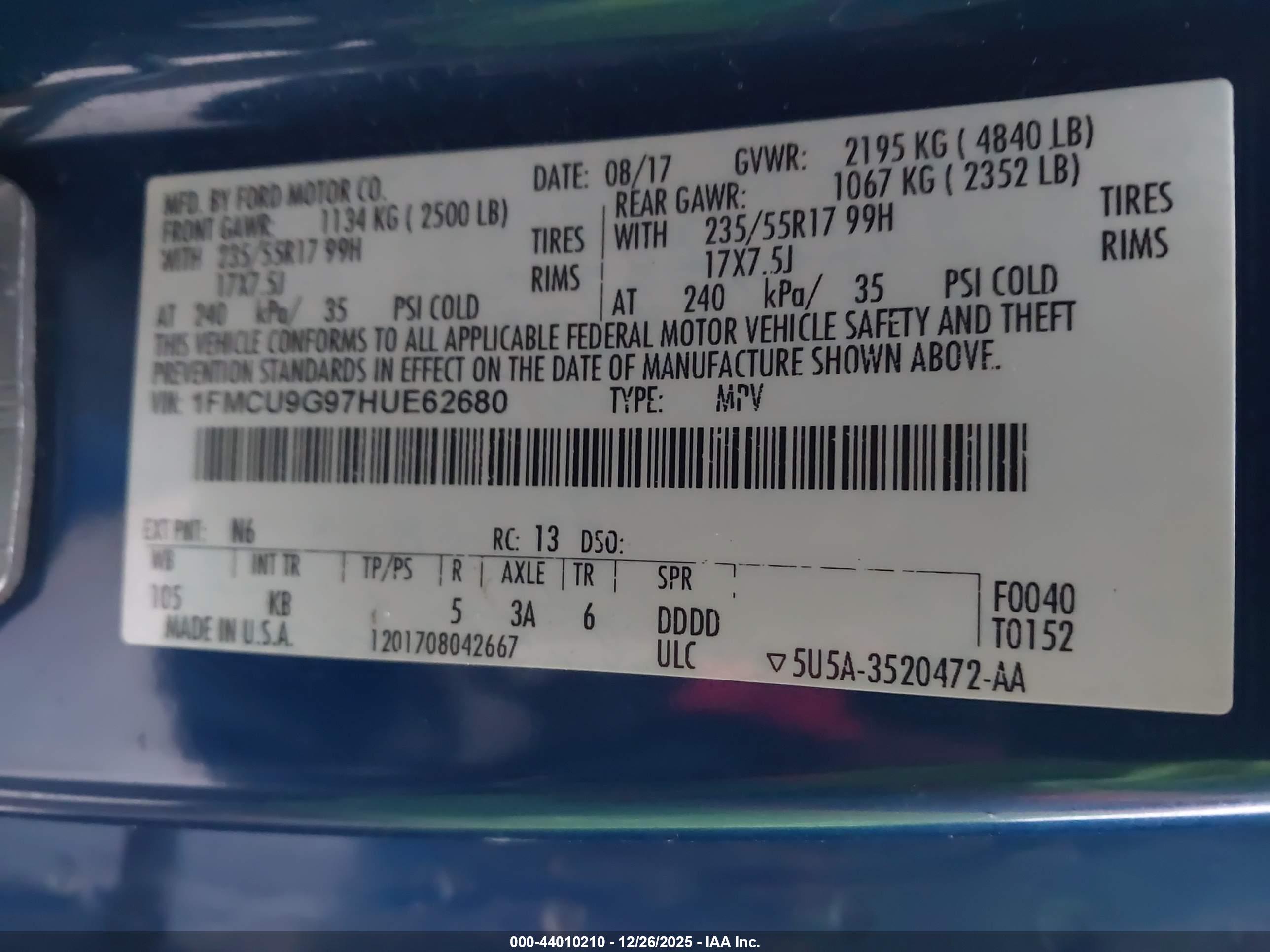 FORD ESCAPE image 9