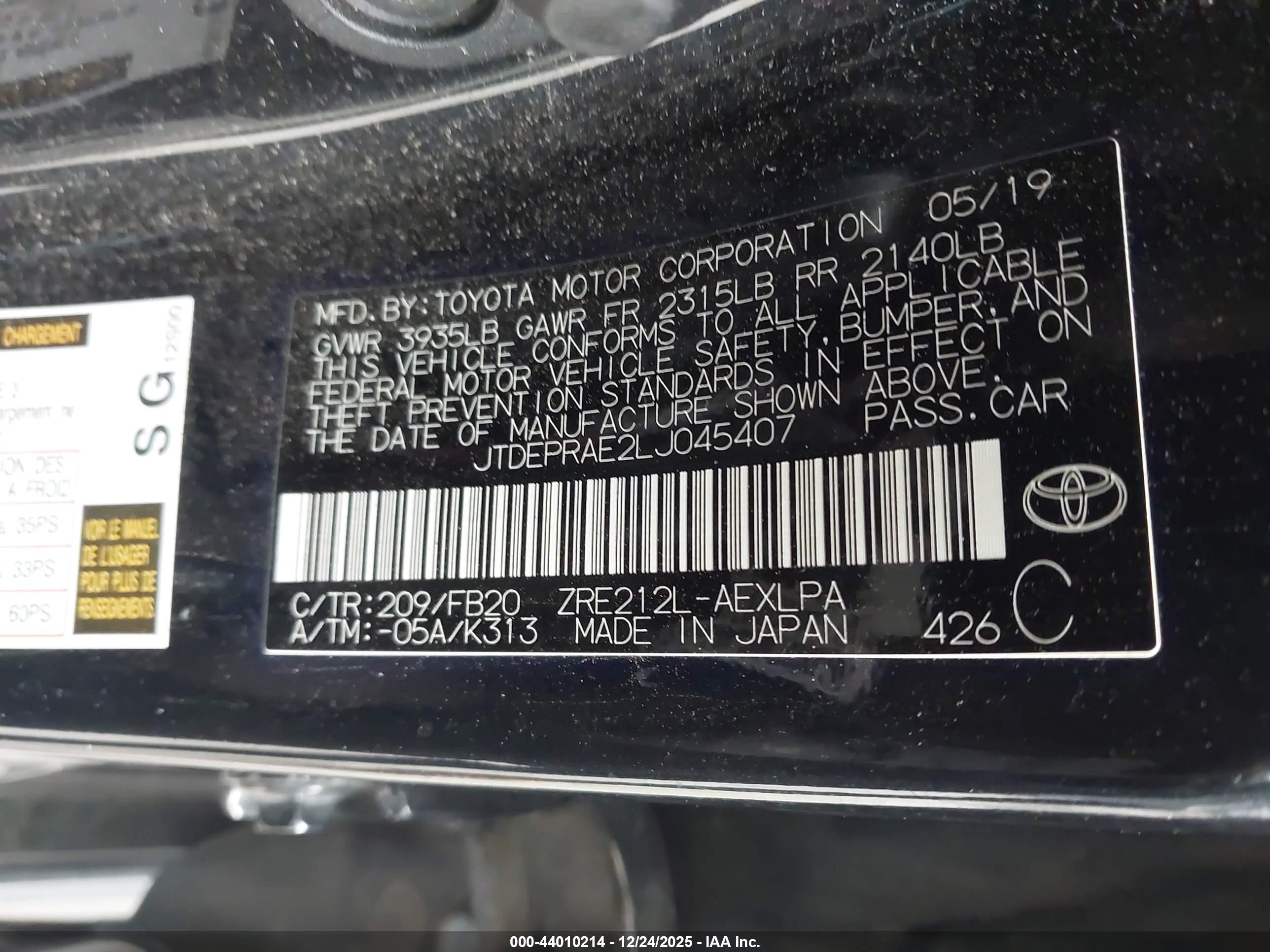 TOYOTA COROLLA image 9