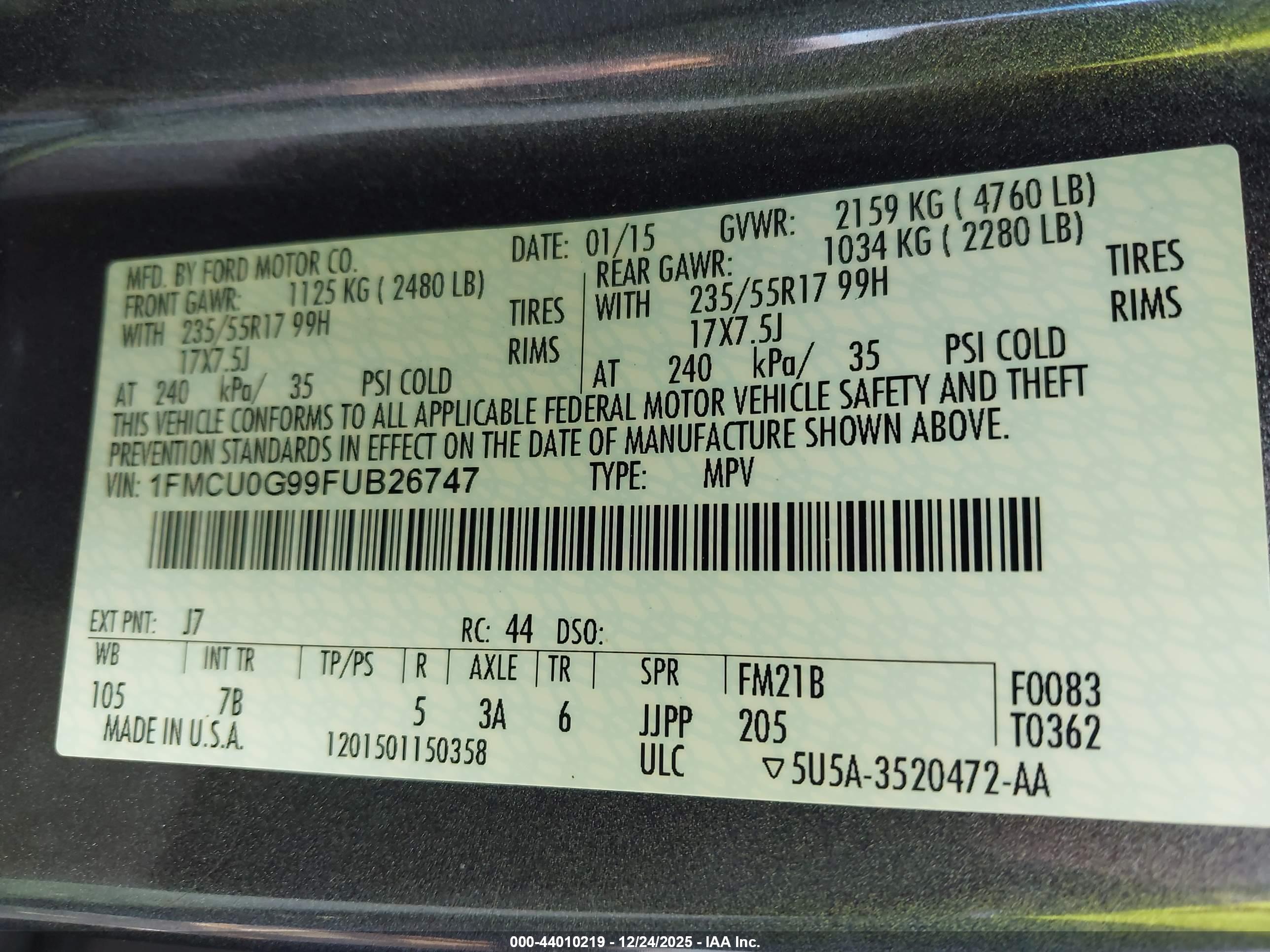 FORD ESCAPE image 9